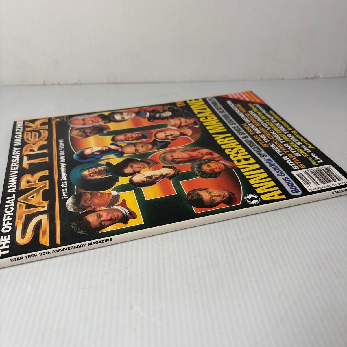 Star Trek Magazine Lot 9 Issues Sci-Fi TV Guide Starlog 30th Anniversary