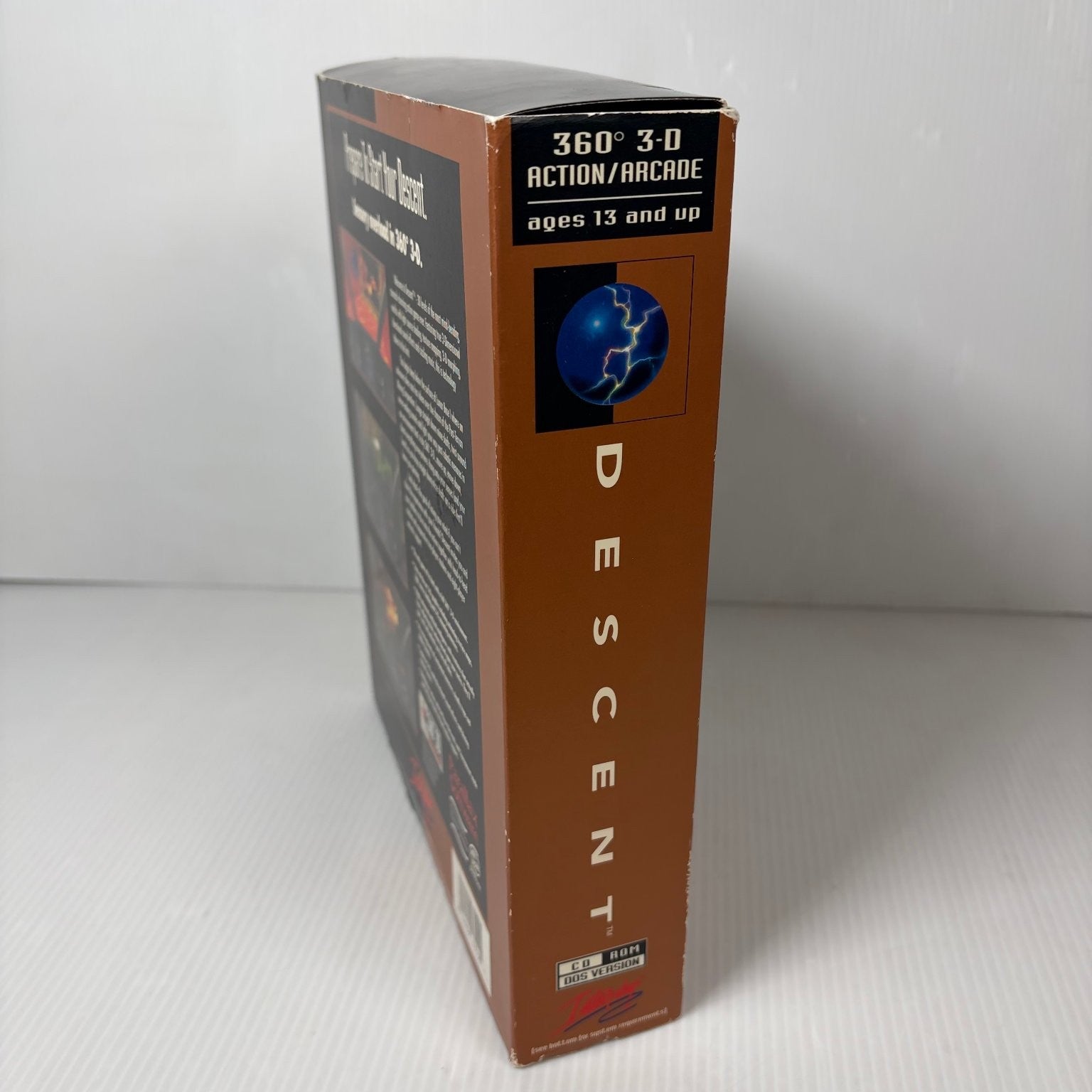 Descent Big Box PC CD-ROM Game Complete w/ Strategy Guide Multiplayer Interplay