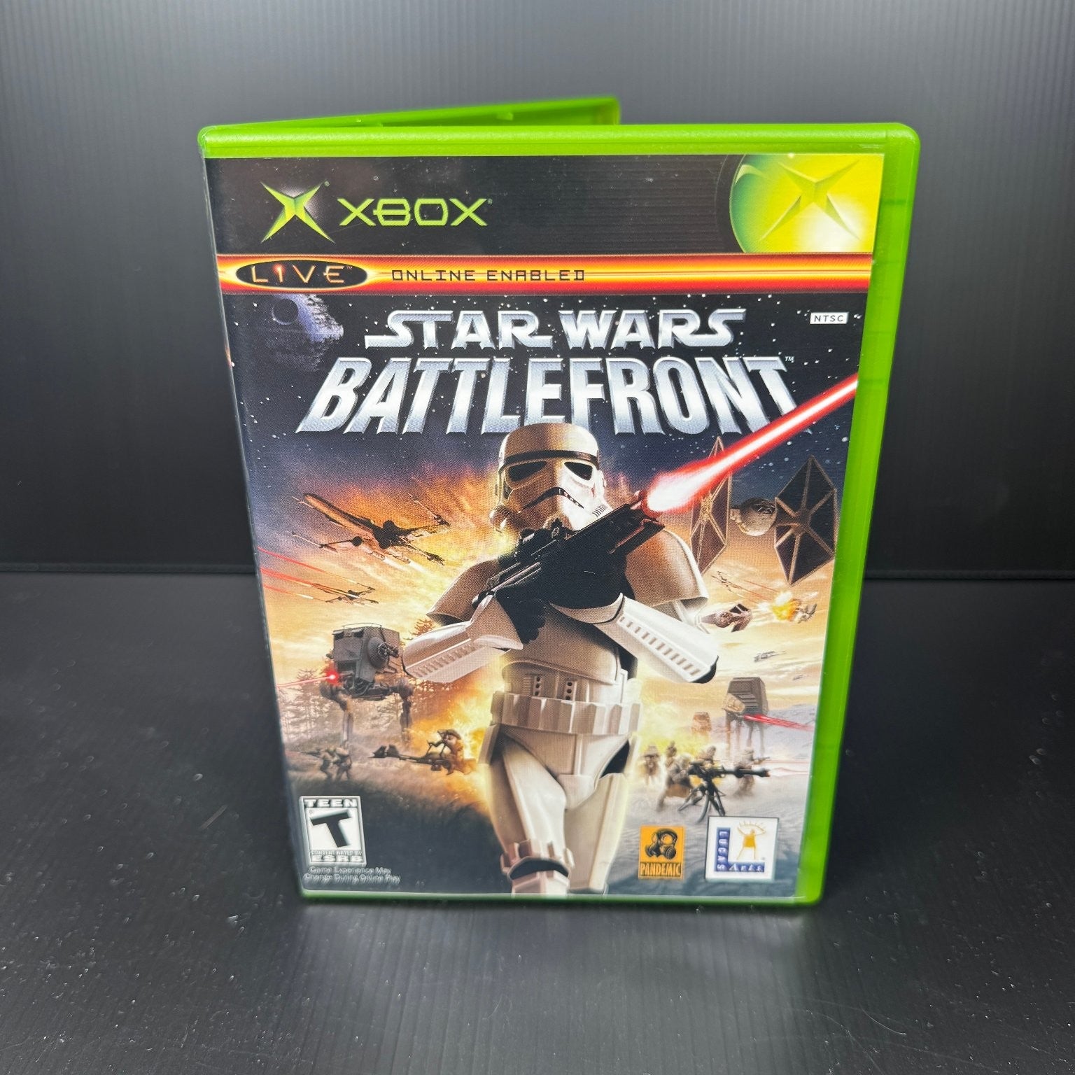 Star Wars Battlefront Xbox Complete CIB Video Game Online Enabled Multiplayer