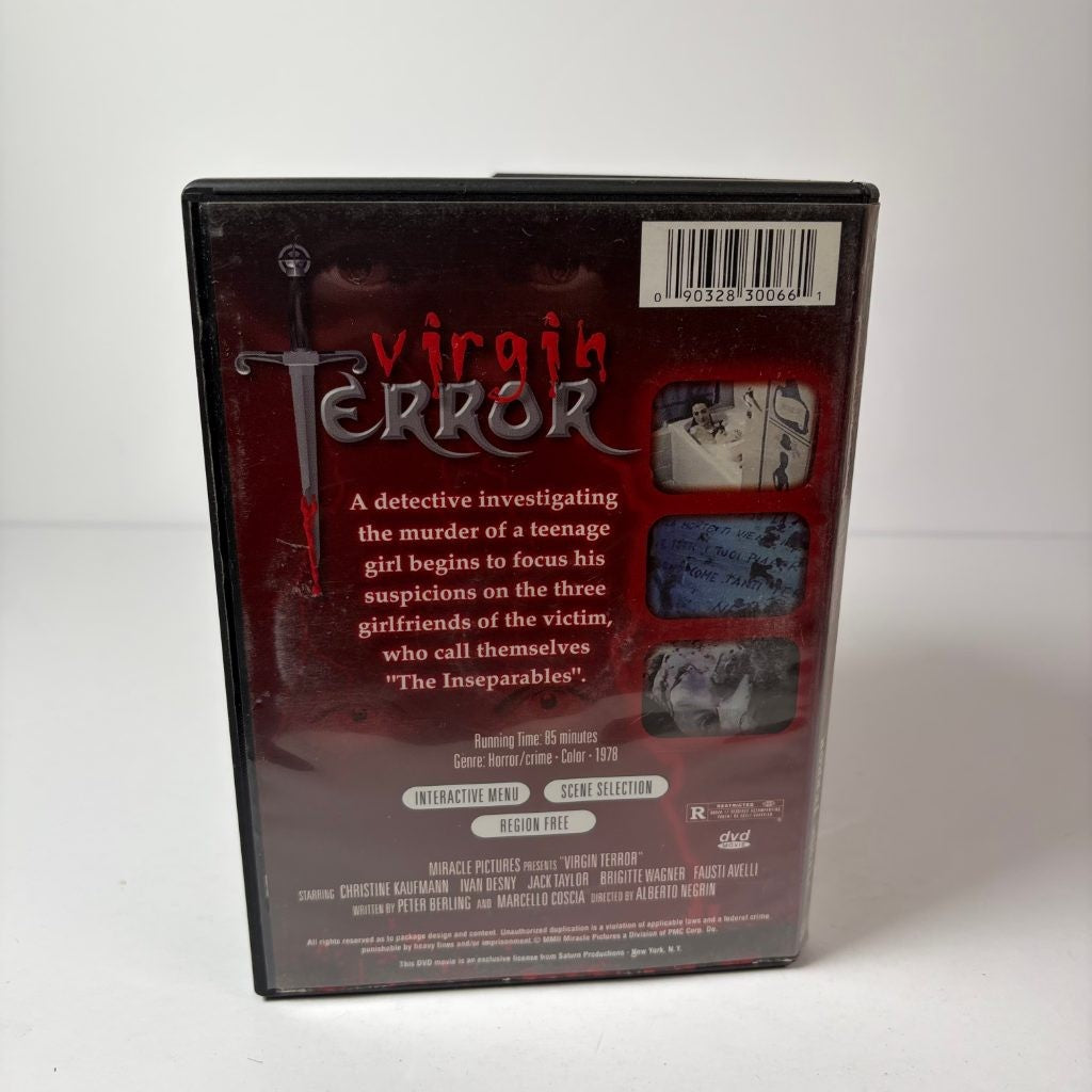 Virgin Terror DVD Christine Kaufmann Ivan Desny Horror Crime 1978 Miracle