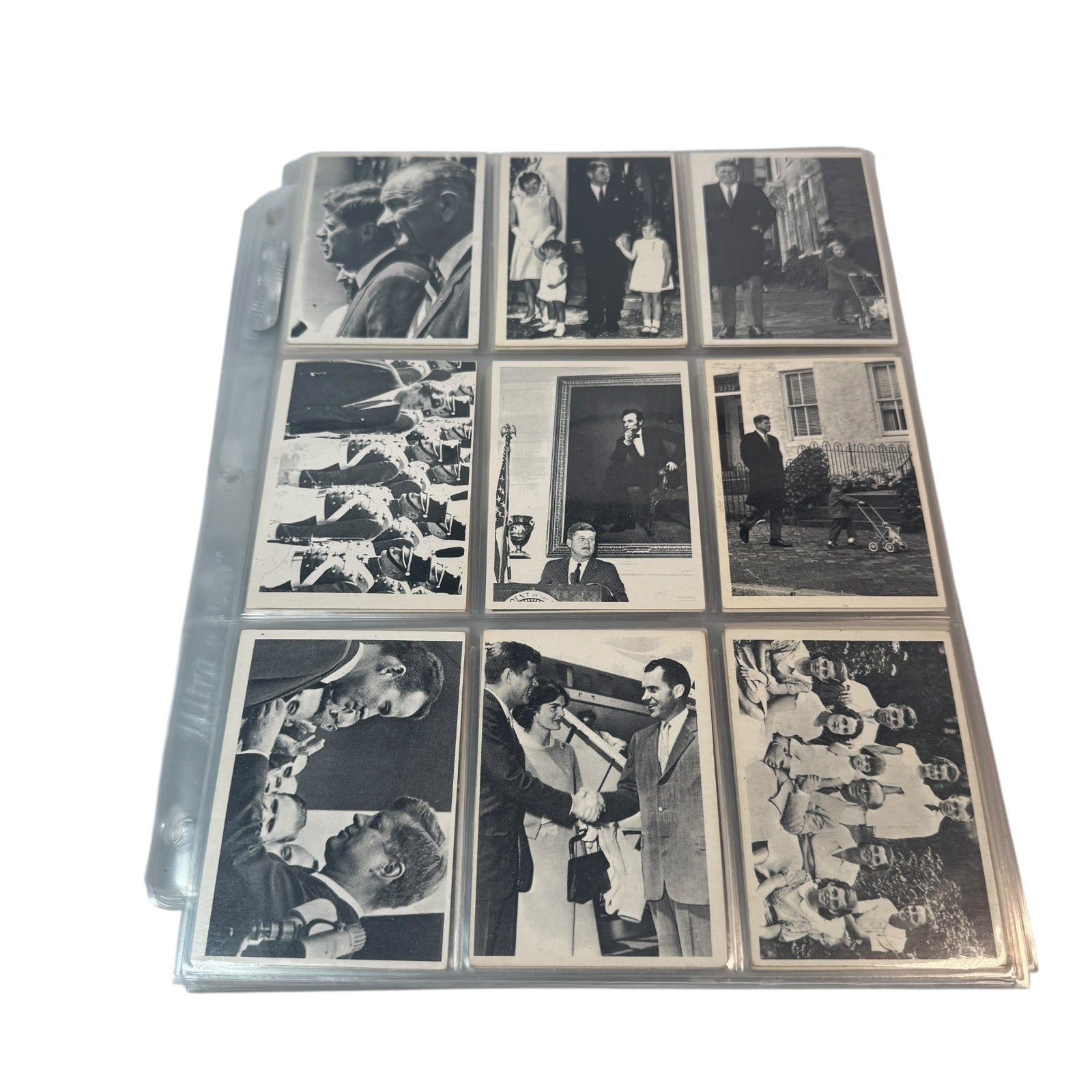 1964 The Story of John F. Kennedy JFK Topps Trading Cards Set of 77 Cards