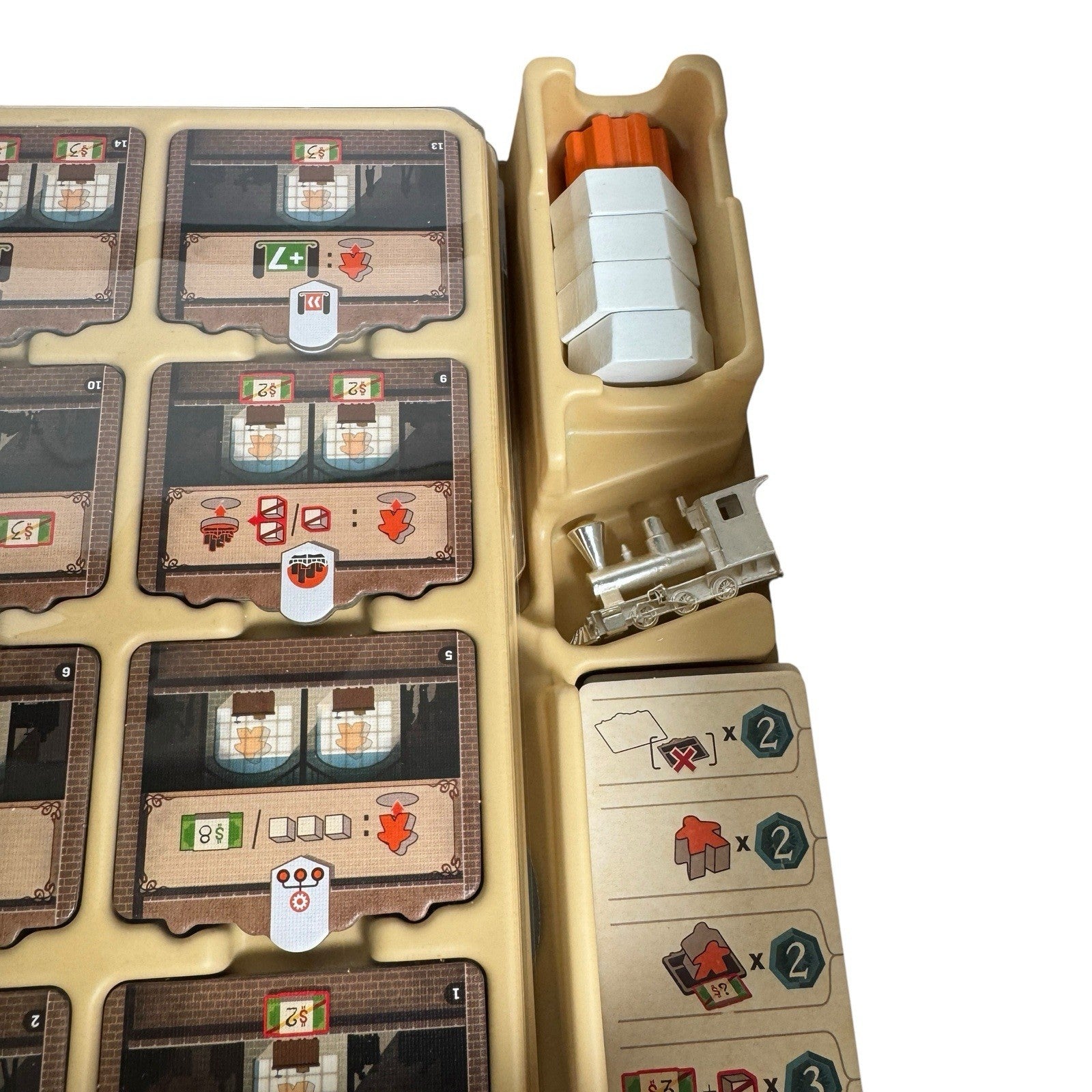 Carnegie (Kickstarter Deluxe Ed) Quined Strategy Board Game NM