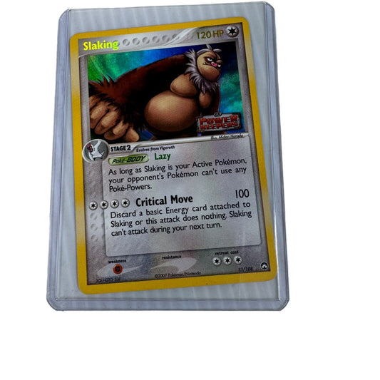 2007 POKEMON EX POWER KEEPERS SLAKING REVERSE HOLO