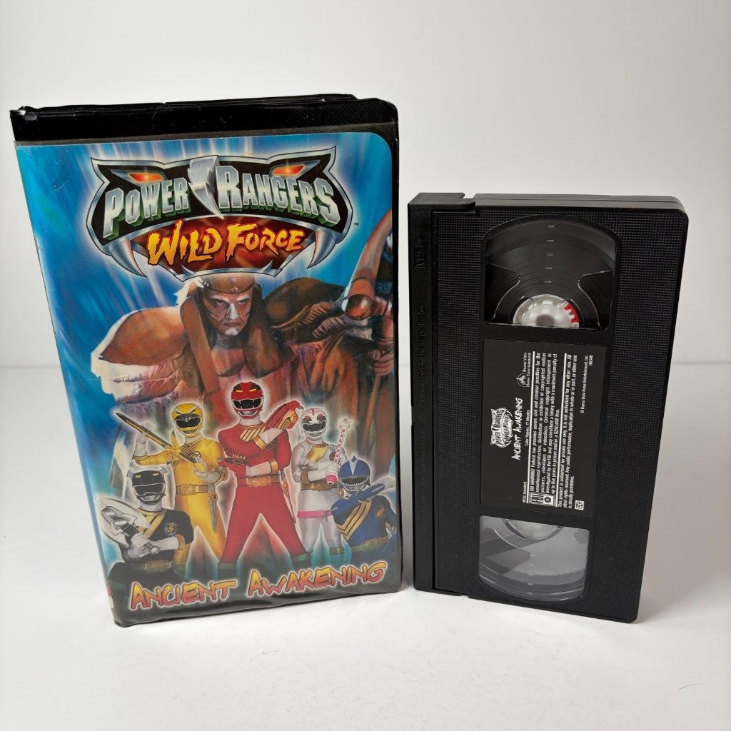 Power Rangers Wild Force Ancient Awakening VHS Buena Vista Clamshell 2002