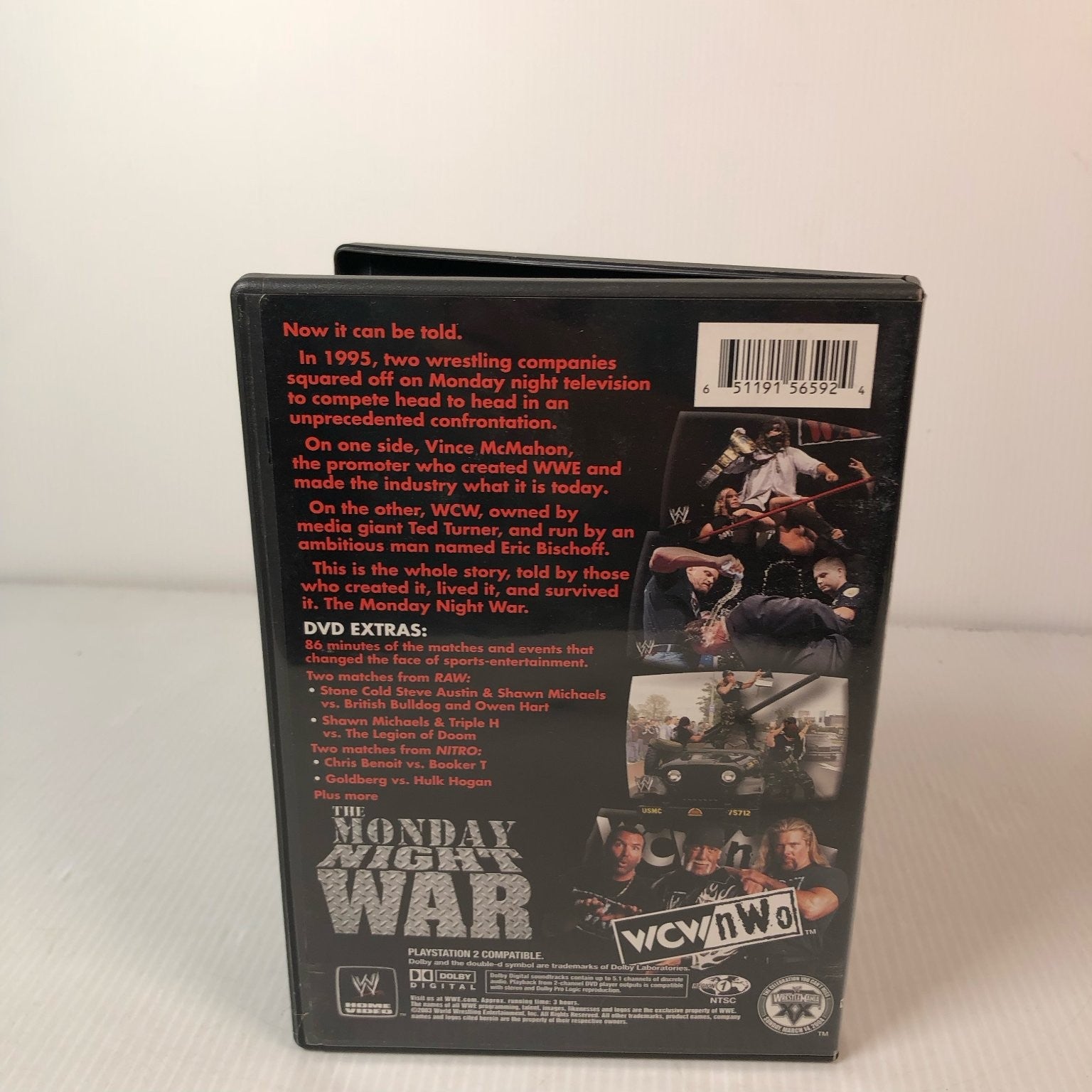 The Monday Night War DVD 2004 WWE RAW vs. Nitro McMahon Bischoff Wrestling