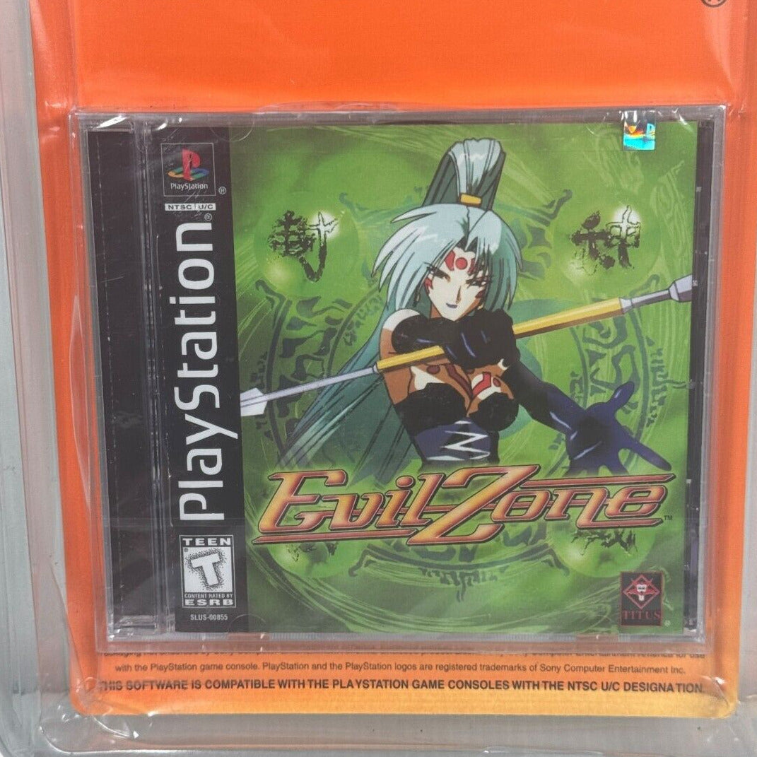 Evil Zone Sony PlayStation 1 1999 Factory Sealed in Blister Pack From KB Toys