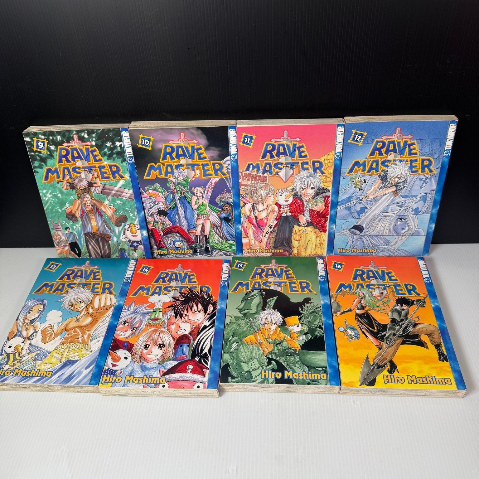 Rave Master Lot of 18 Manga Volumes 1-18 Hiro Mashima Tokyopop Starter Set