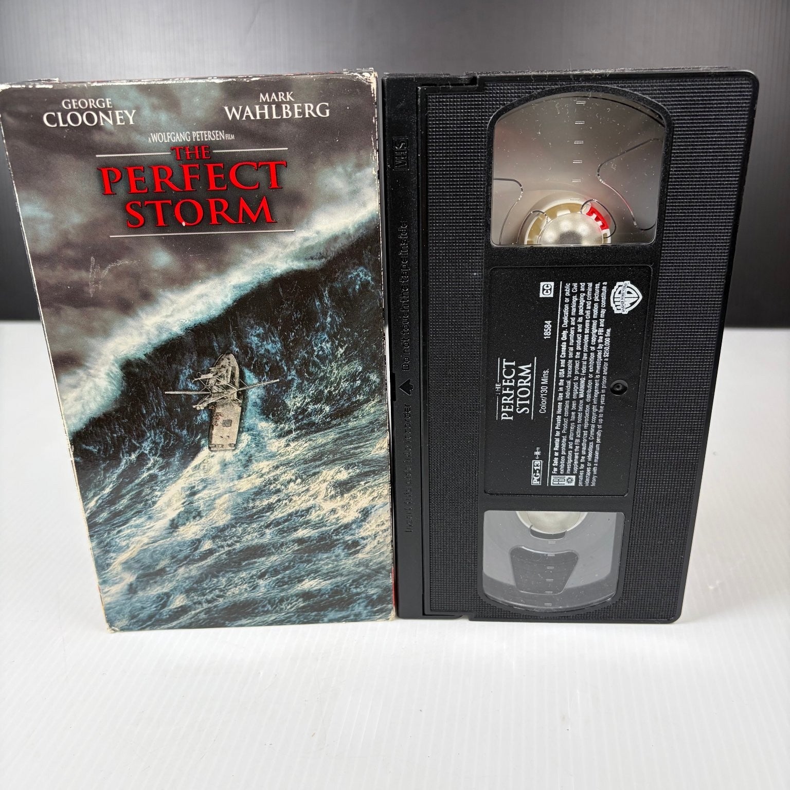 The Perfect Storm VHS 2000 Disaster Action Thriller Warner Home Video