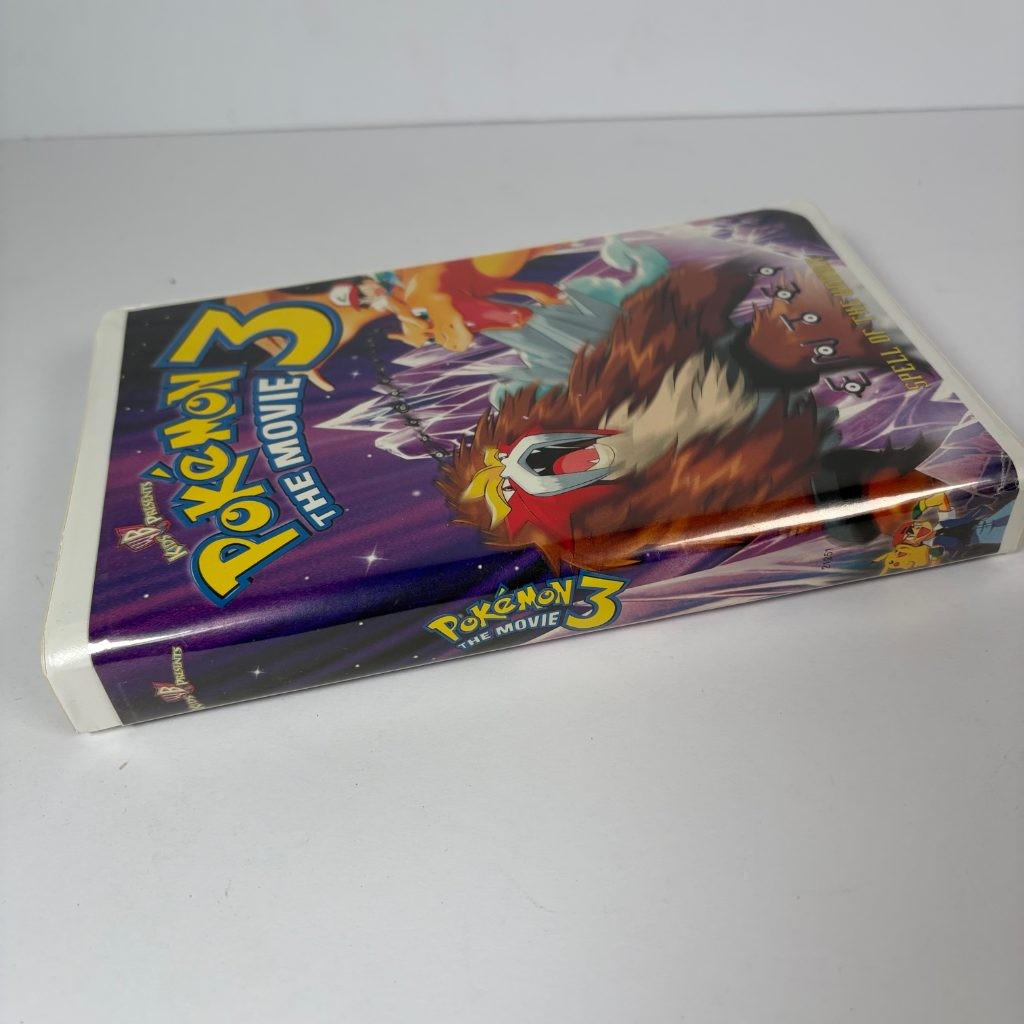 Pokemon 3 The Movie VHS 2001 Clamshell Spell of the Unown Entei Kids WB Warner