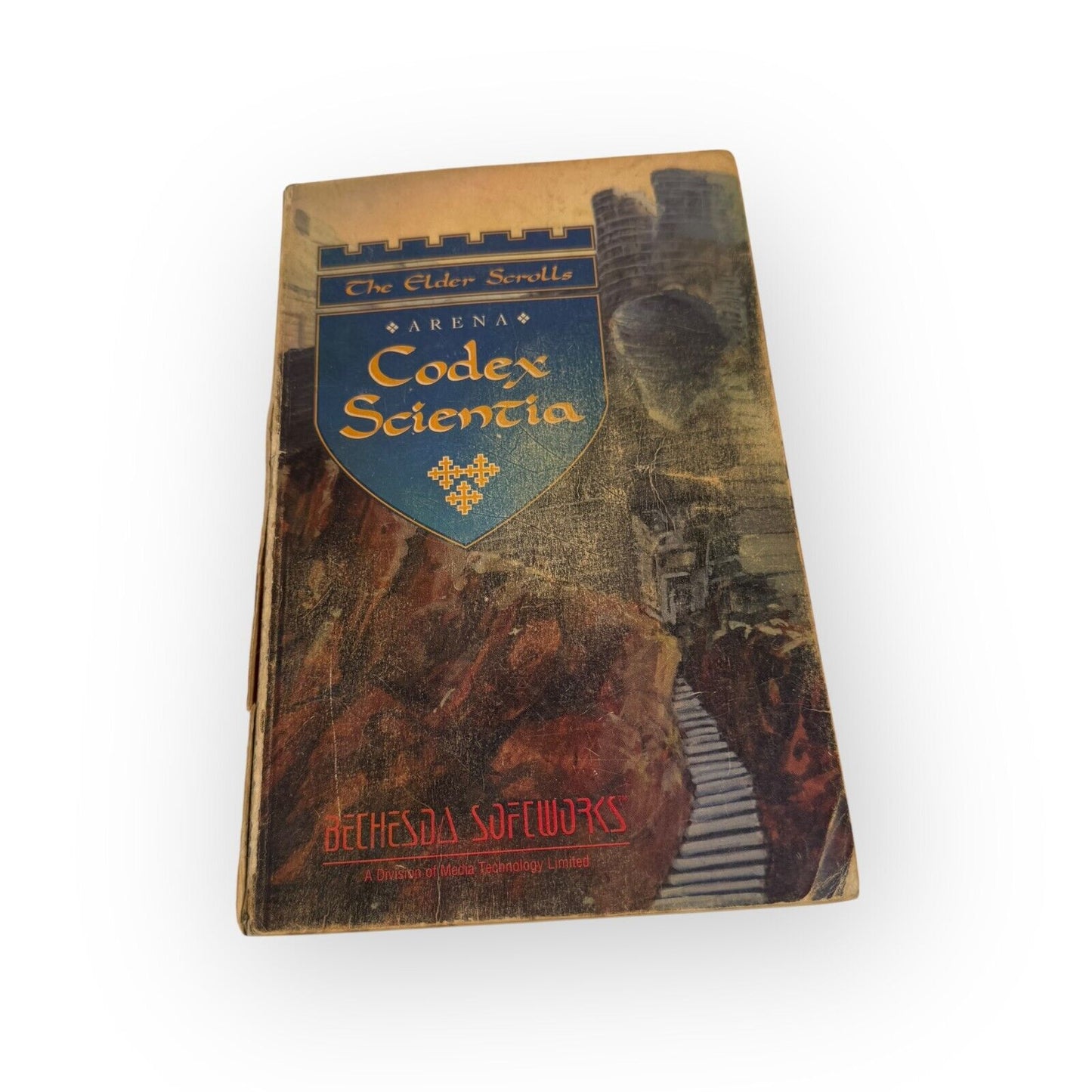 CODEX SCIENTIA Bethesda Hint Clue Book for The Elder Scrolls Arena (Heavy Wear)