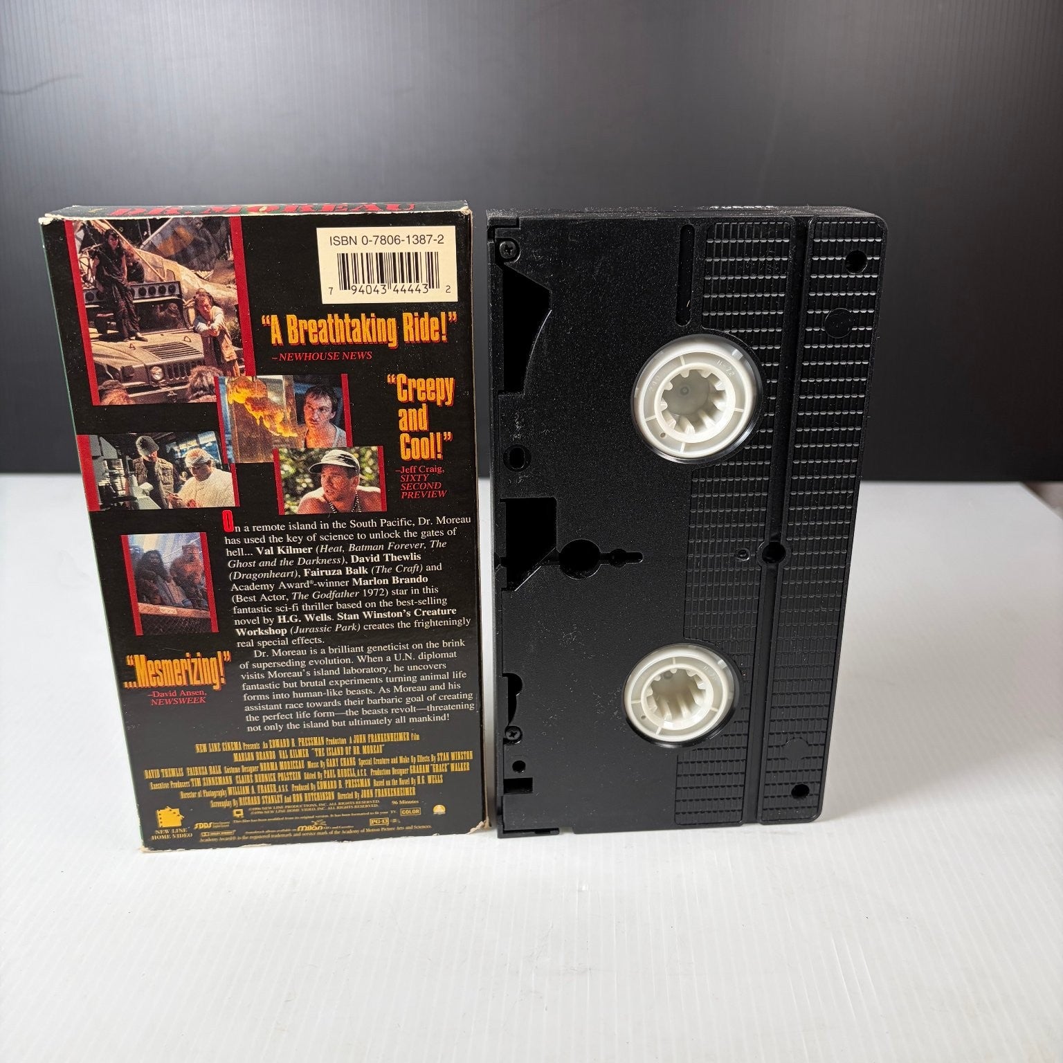 The Island of Dr. Moreau VHS 1996 Sci-Fi Special Effects New Line