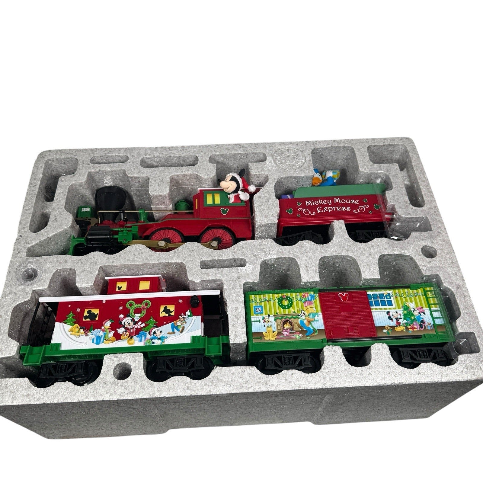 Lionel Mickey Mouse Disney 2021 Christmas Rail Road Train Set 7-11773 Tested