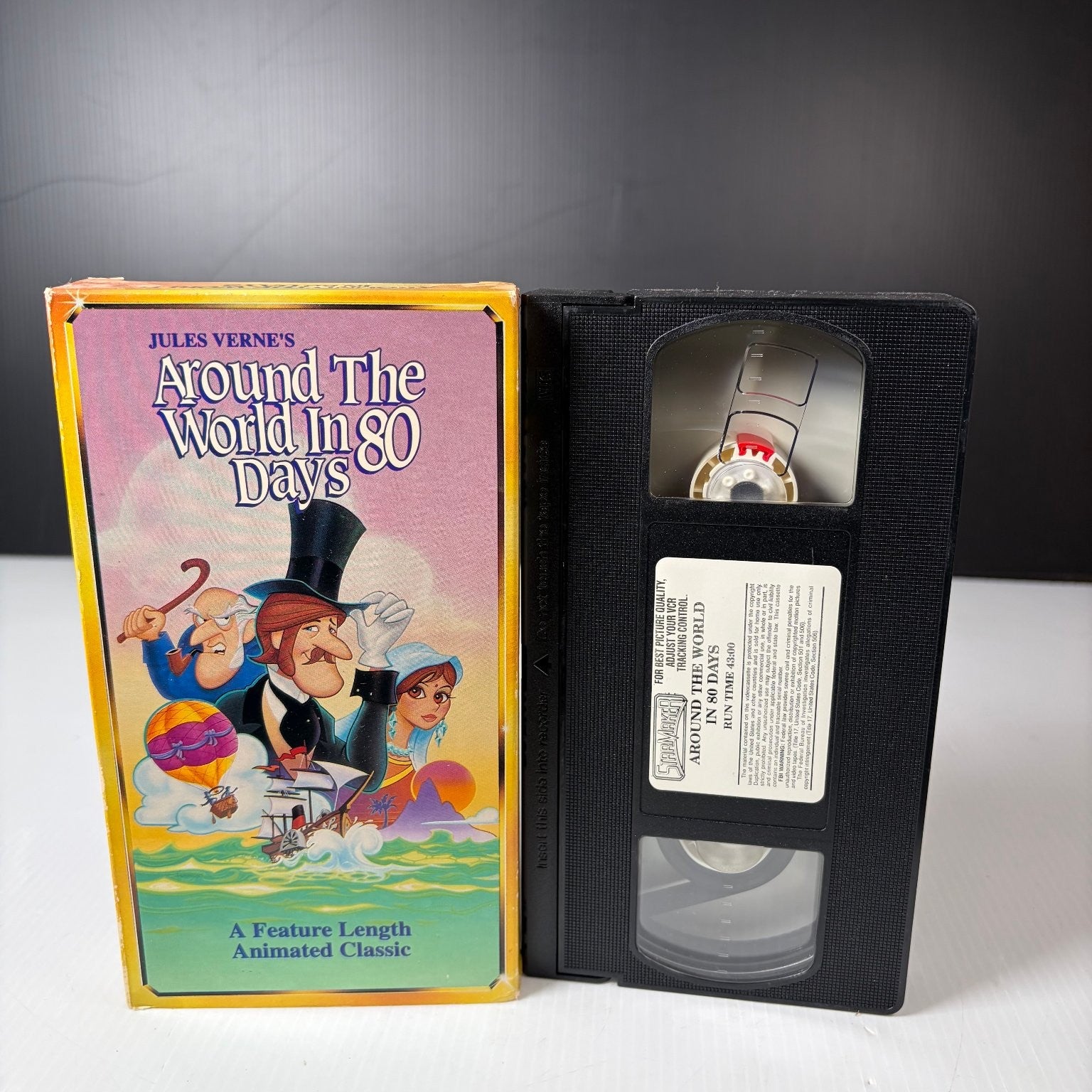 Around The World In 80 Days VHS 1991 Animated Family Starmaker