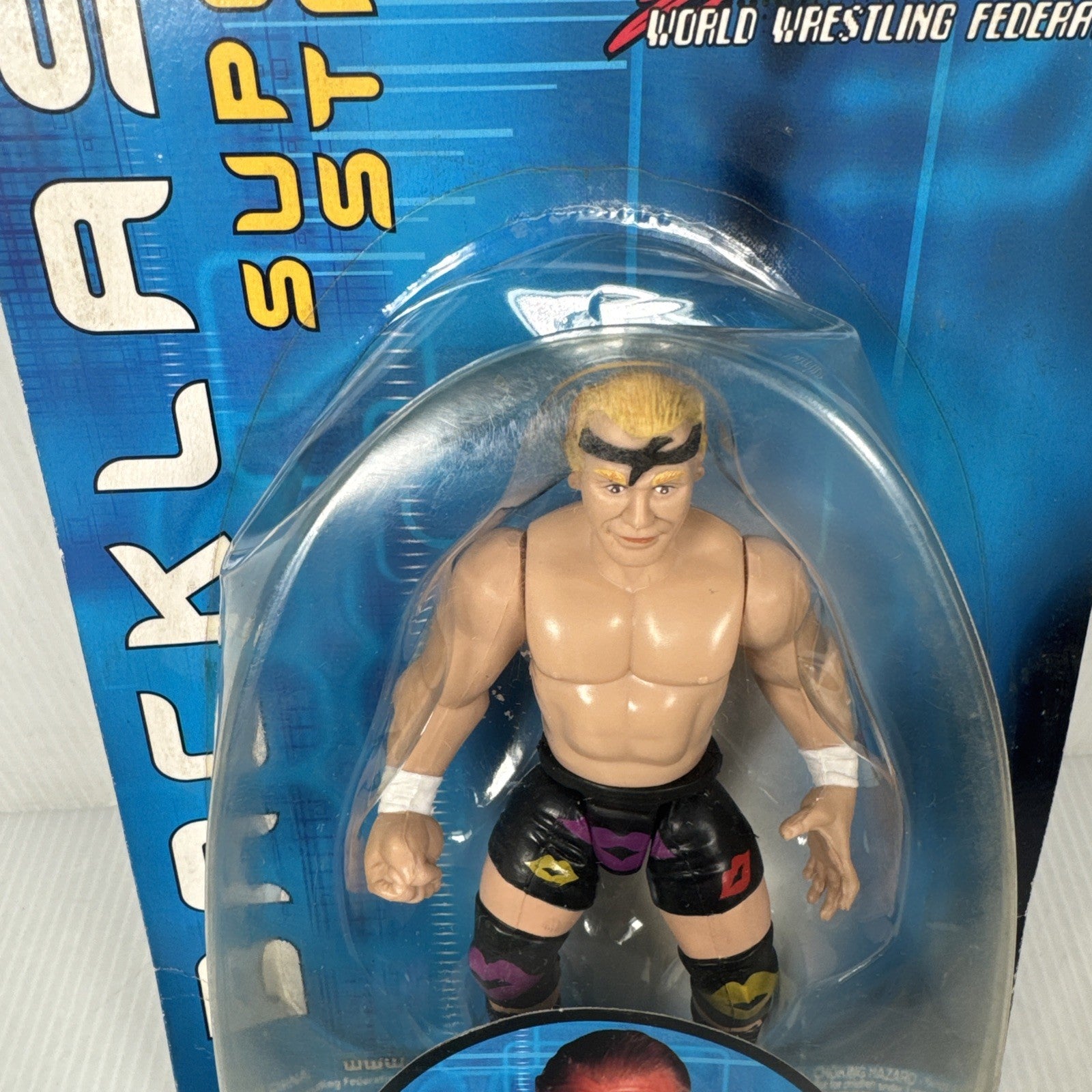 2000 WWF WWE Jakks BA Billy Gunn Wrestling figure Backlash Blue Card AEW NWA TNA