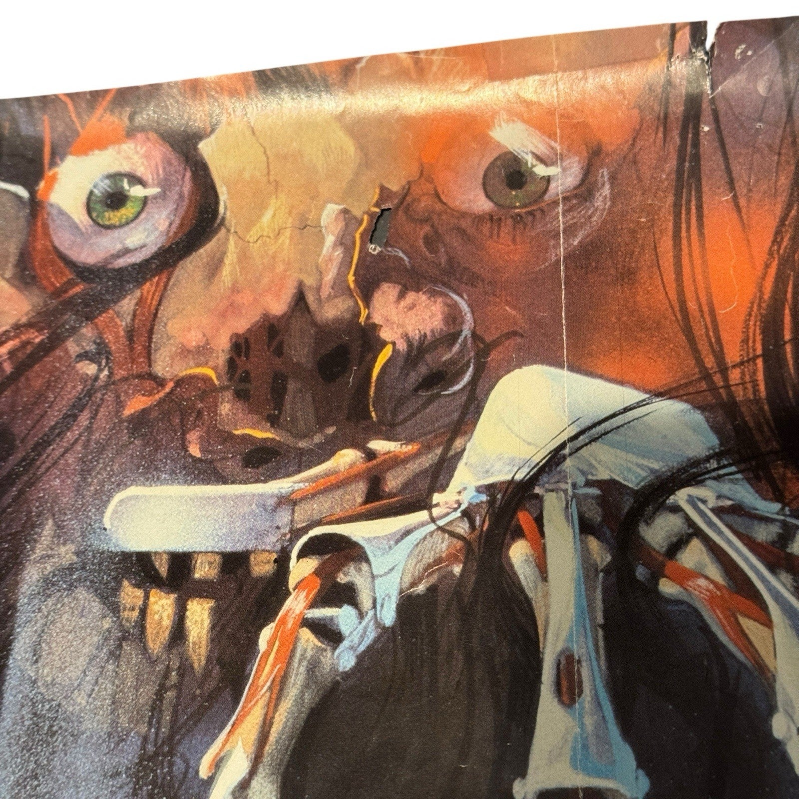 Vintage A Nightmare On Elm Street 1984 24” x 22” Poster Original Video Store