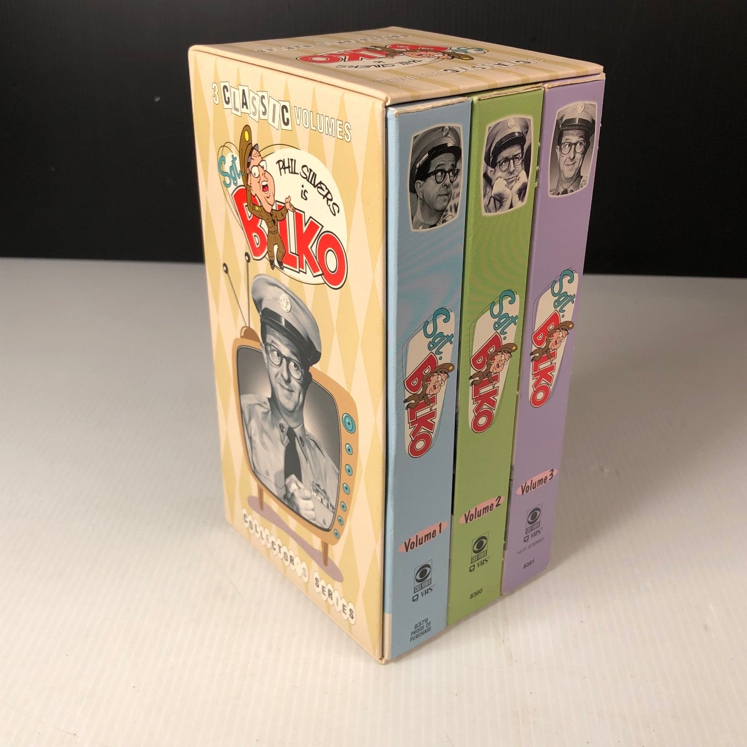 Sgt. Bilko VHS 1990 Comedy Classic 3-Volume Collector's Series CBS Video