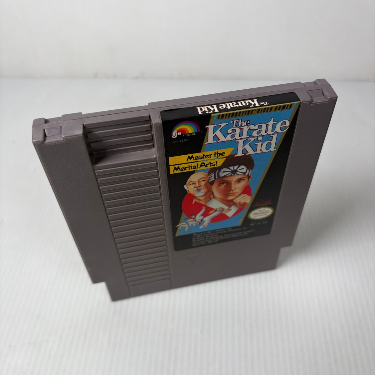 The Karate Kid NES Video Game Master Martial Arts Classic Authentic Cartridge