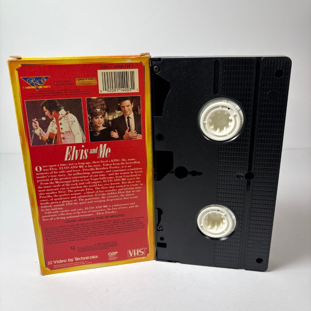 Elvis and Me VHS 1988 TV Mini Series Priscilla Presley RCA Starmaker Video