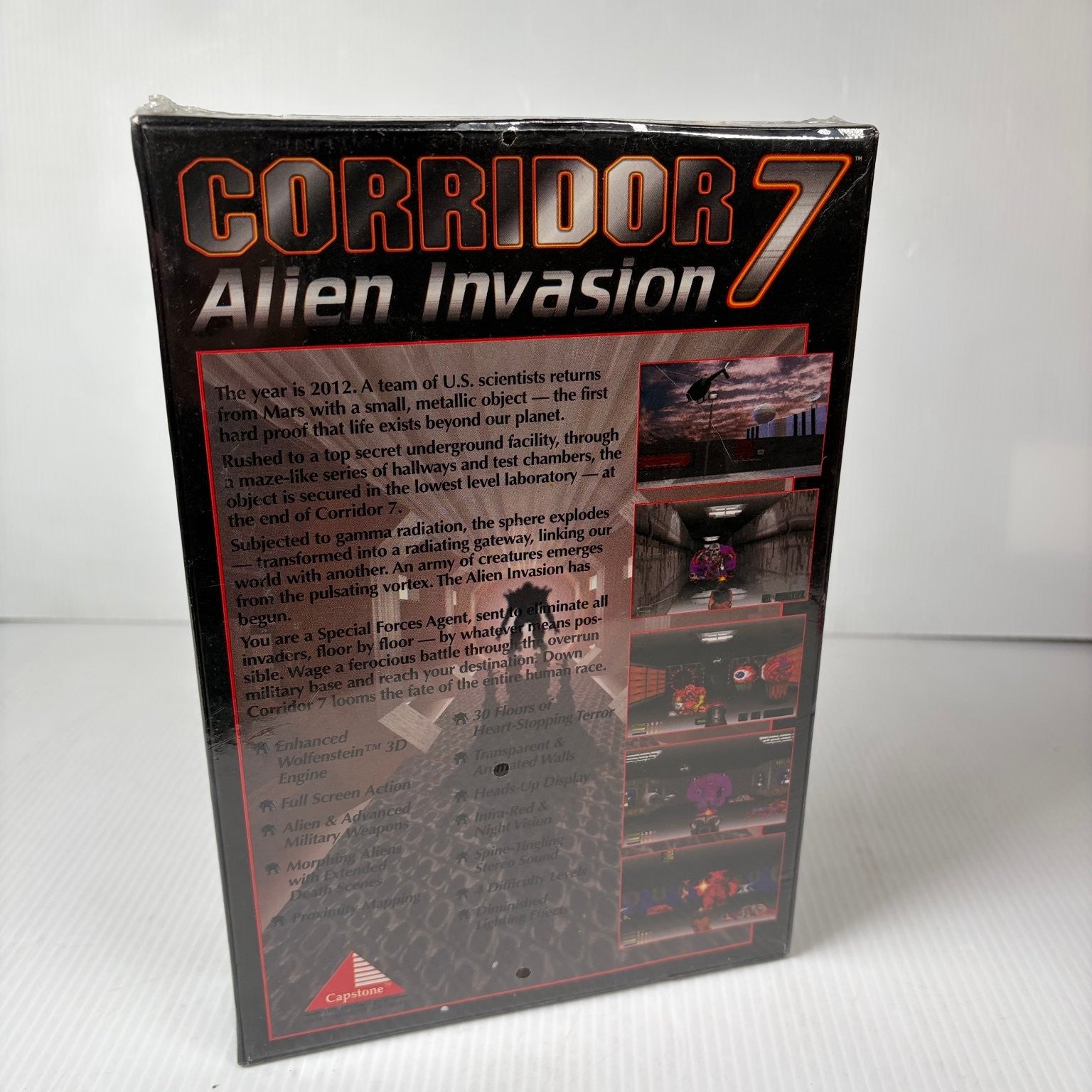 Corridor 7 Alien Invasion IBM PC Video Game FPS Sealed