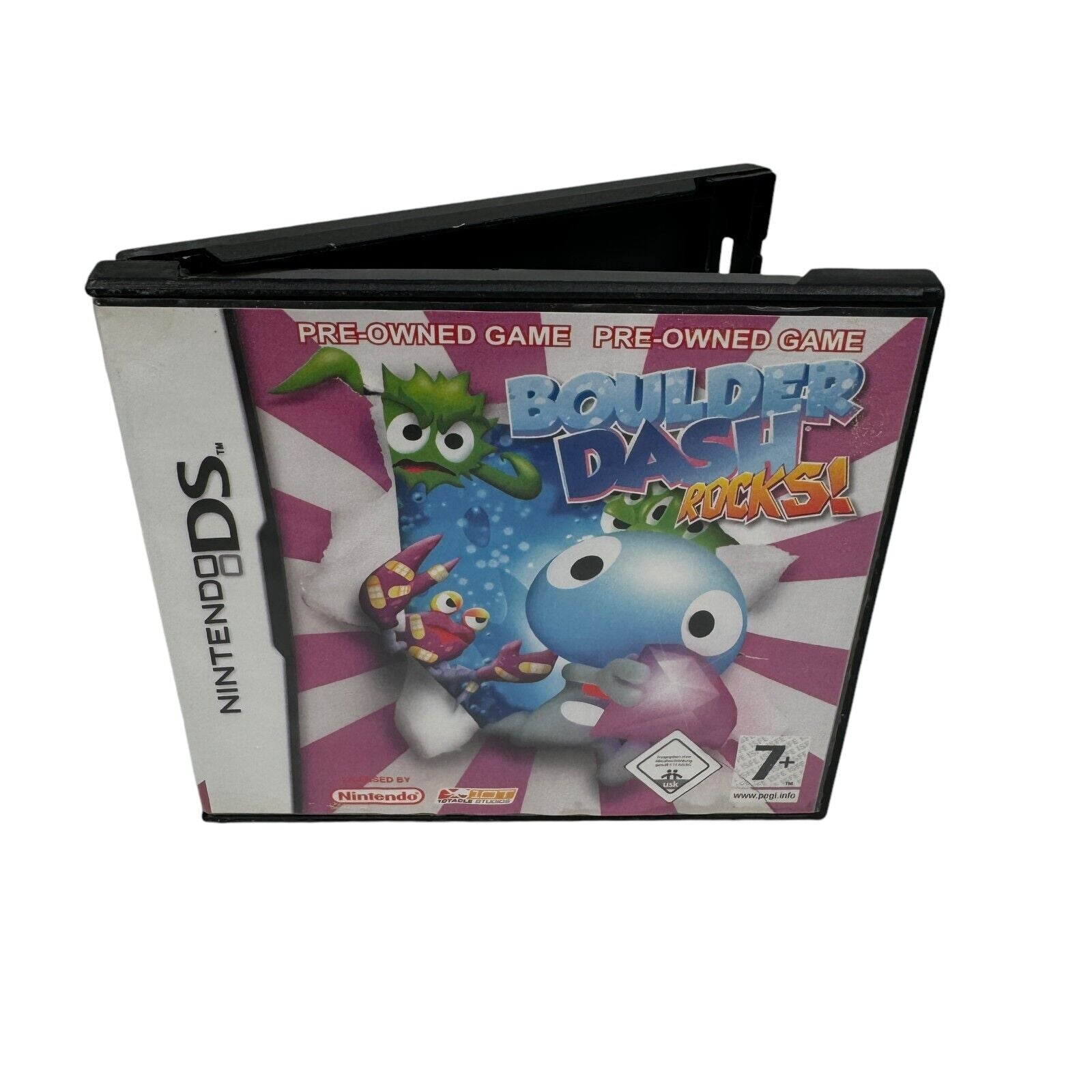 Nintendo DS Boulder Dash Rocks Cartridge And Case European Version (Plays in US)