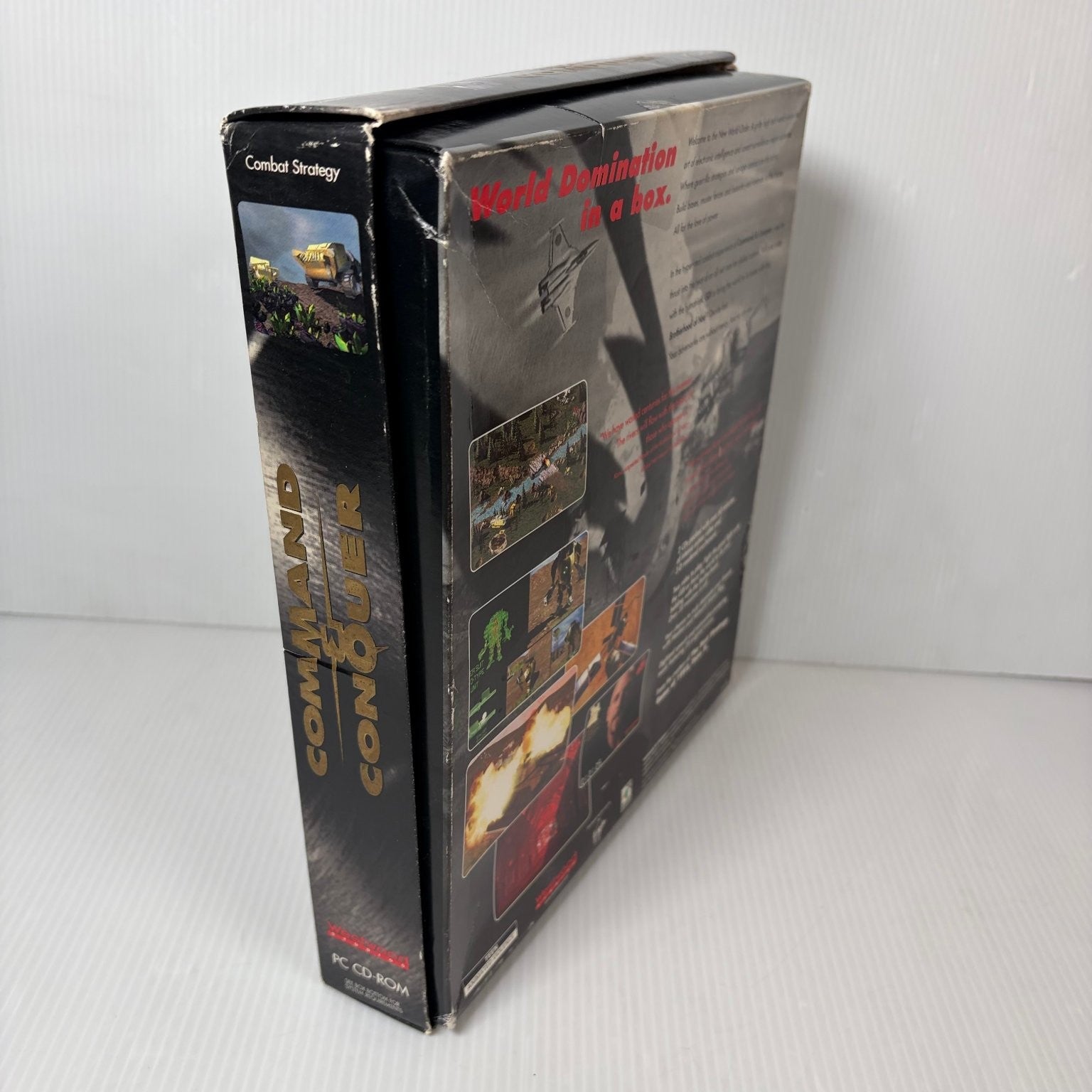 Command & Conquer Big Box PC CD-ROM Video Game Real-Time Strategy RTS Complete