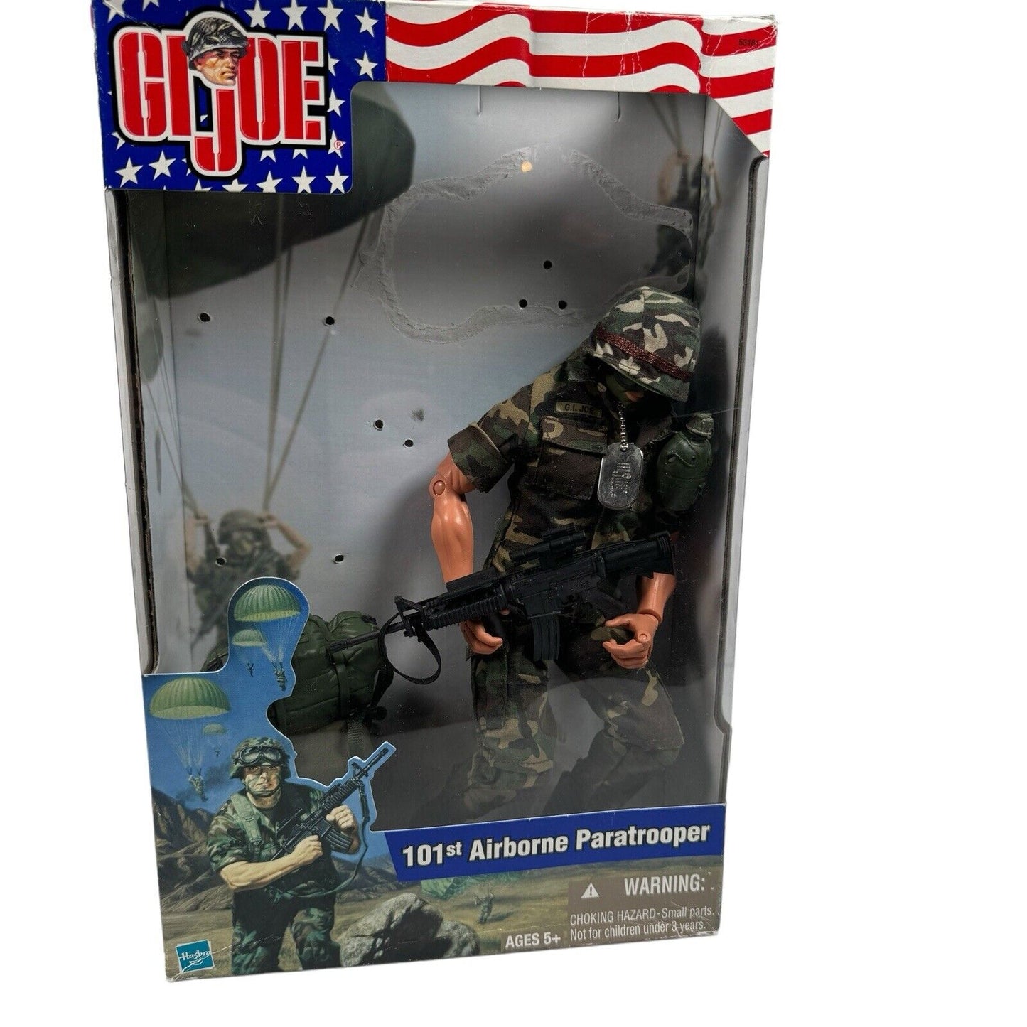 2002 GI JOE 101ST AIRBORNE PARATROOPER Complete With Box & Accessories