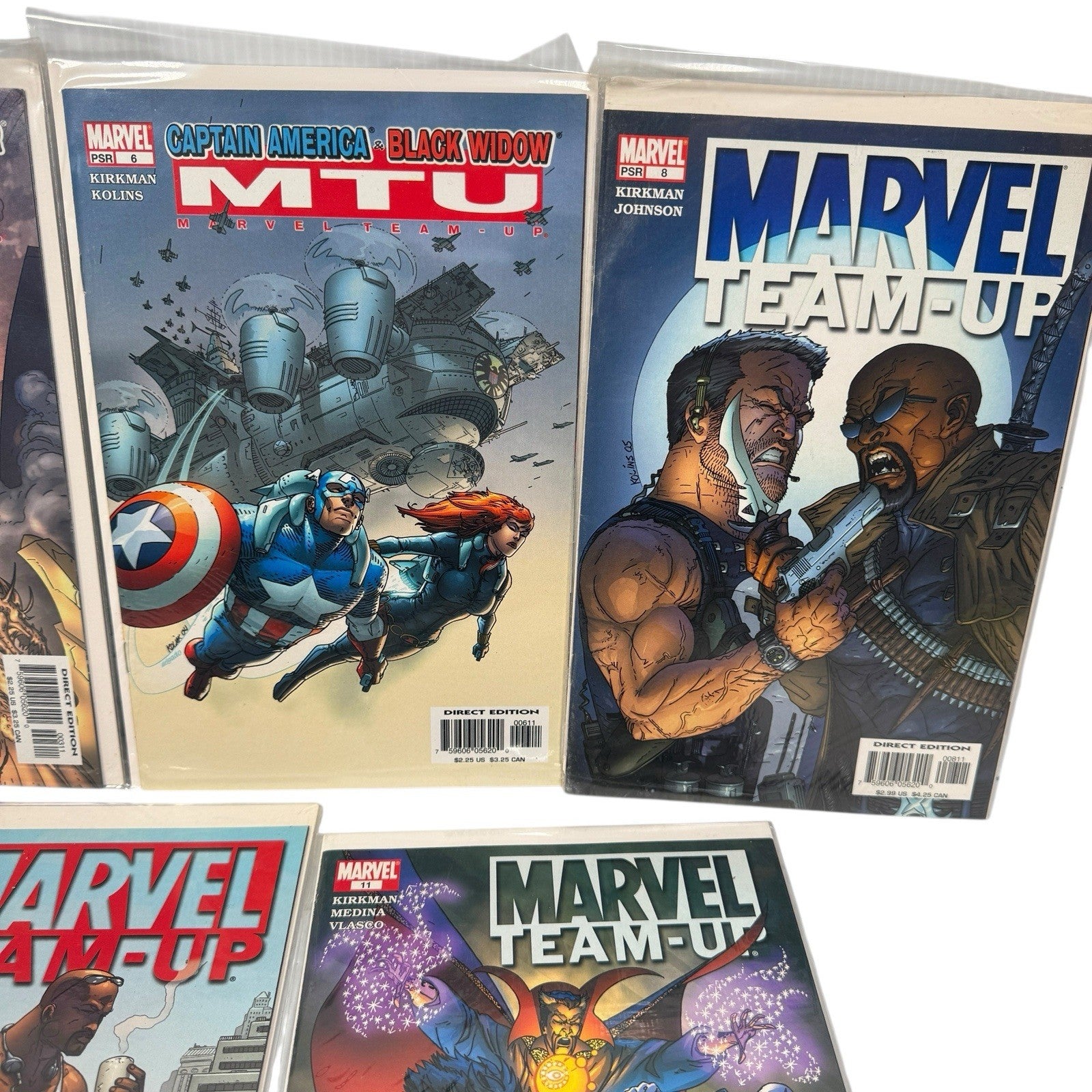 Mixed Lot Of 5 Marvel Team-Up MTU w/ #3 1st Tony Stark as Dr. Doom MCU Key Issue