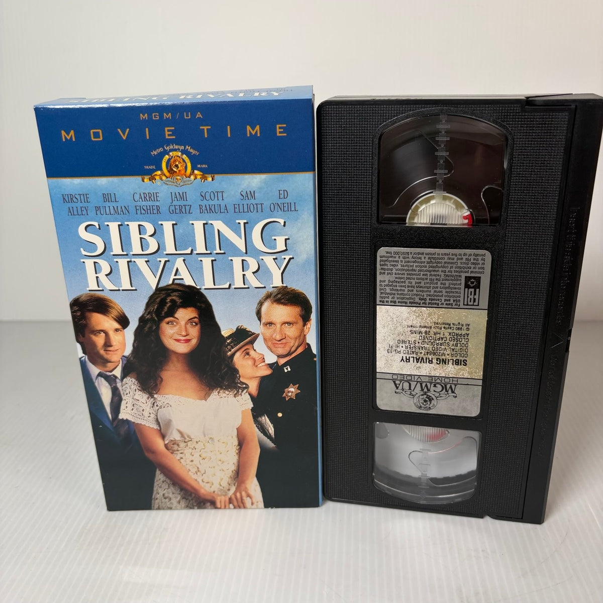 Sibling Rivalry VHS 1990 Comedy MGM/UA Movie Time Kirstie Alley Ed O'Neill