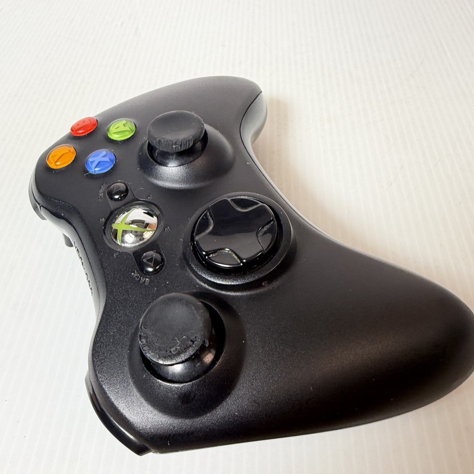 Official Microsoft Xbox 360 Wireless Controller Black Original OEM - C Grade