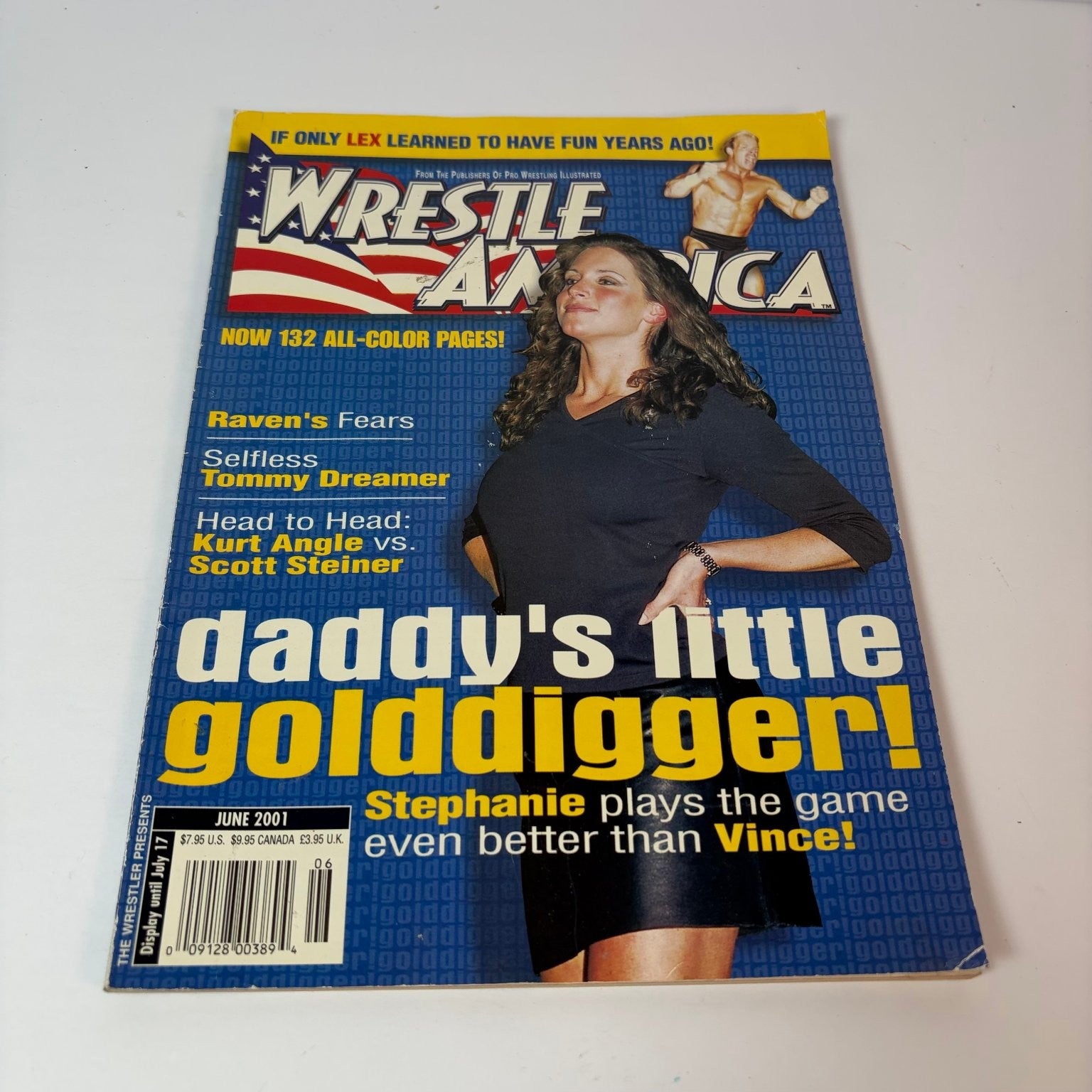 Wrestle America June 2001 Stephanie McMahon Pro Wrestling Magazine