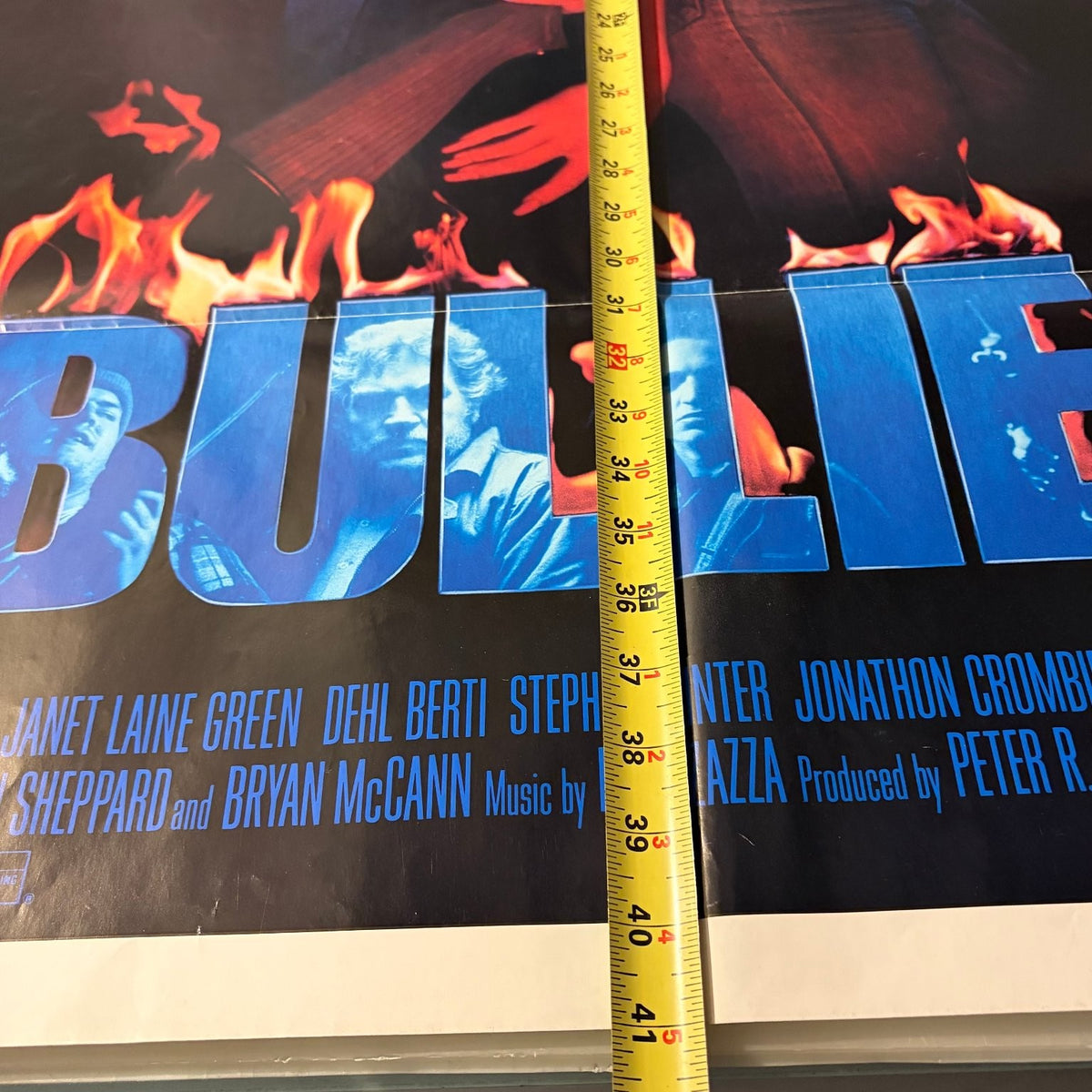 Bullies 1986 One Sheet Movie Poster Universal Paul Lynch Litho Action B-Movie