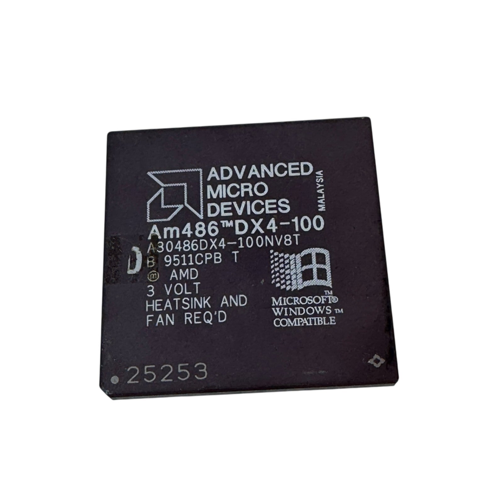 Vintage Advanced Micro Devices AM486 DX4-100 A80486DX4-100NVBT Retro AMD