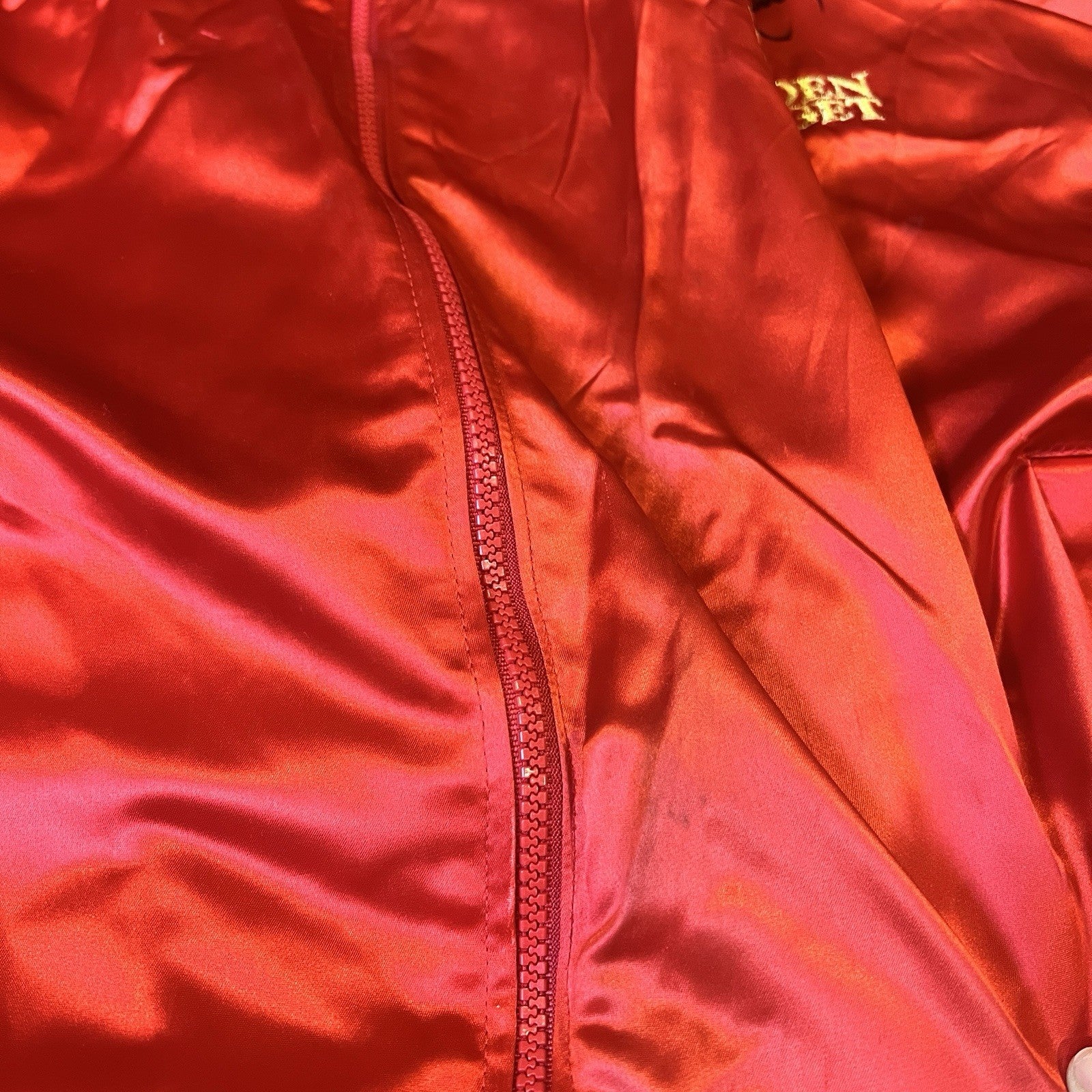 Vintage 1996 Mirage & Golden Nugget Reversible Bomber Jacket Signed