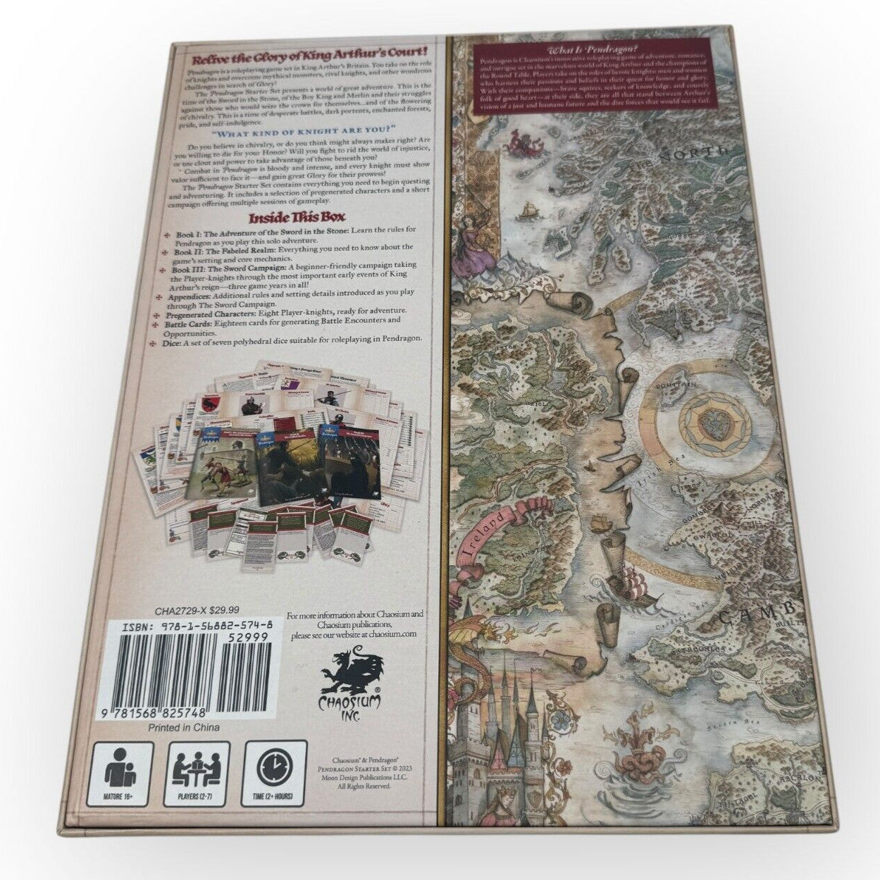 Chaosium Pendragon RPG Starter Set 2023 Complete in Box