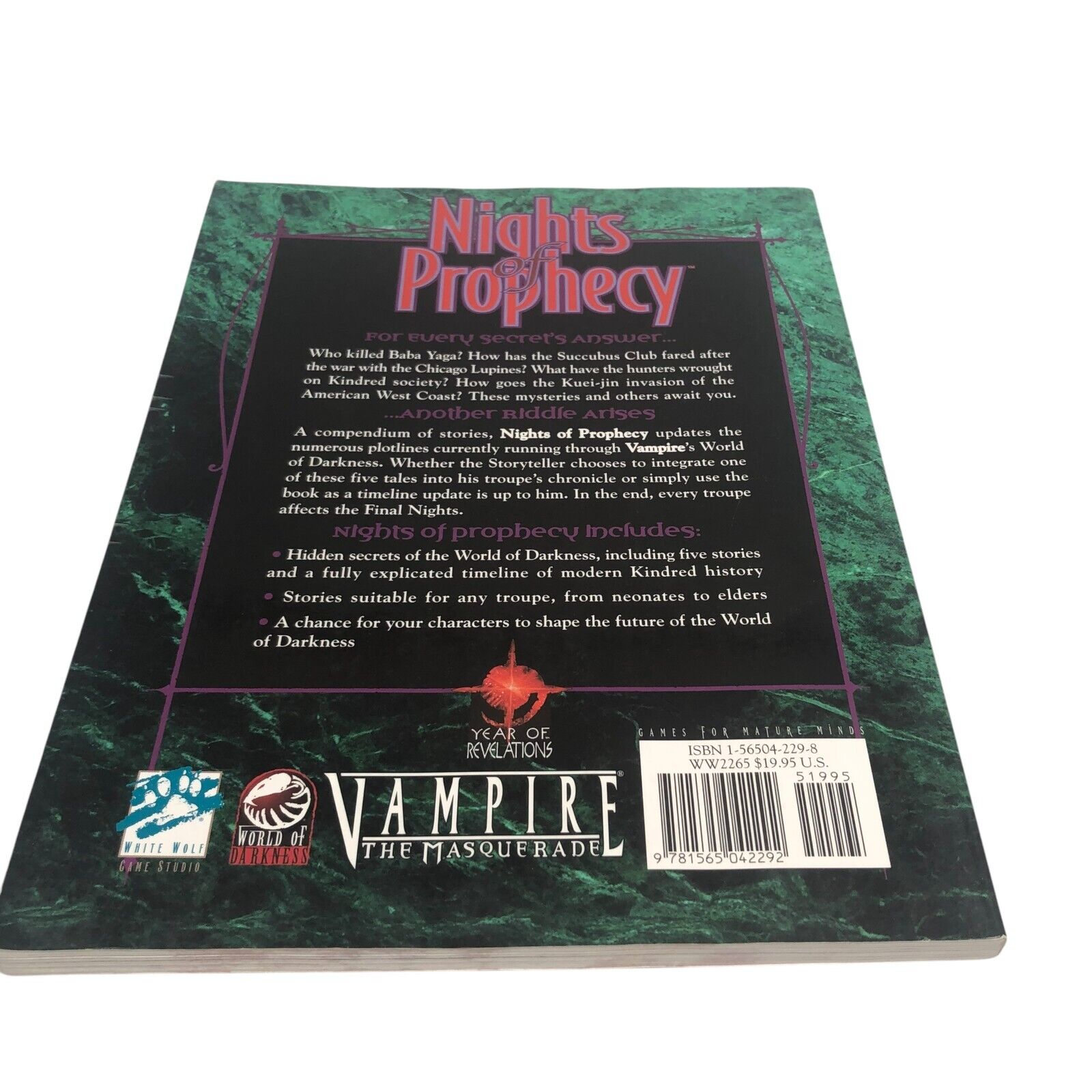 Vampire: The Masquerade: Nights of Prophecy (2000)