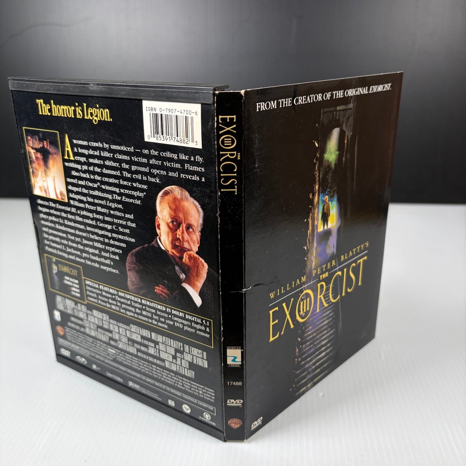 William Peter Blatty's The Exorcist III DVD 1990 George C. Scott Brad Dourif