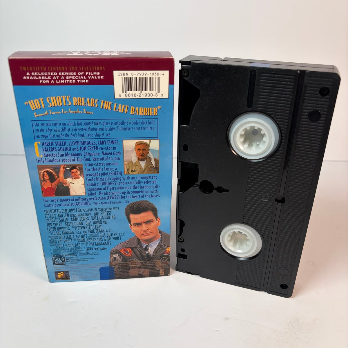 Hot Shots! VHS 1991 Comedy Parody Twentieth Century Fox Selections