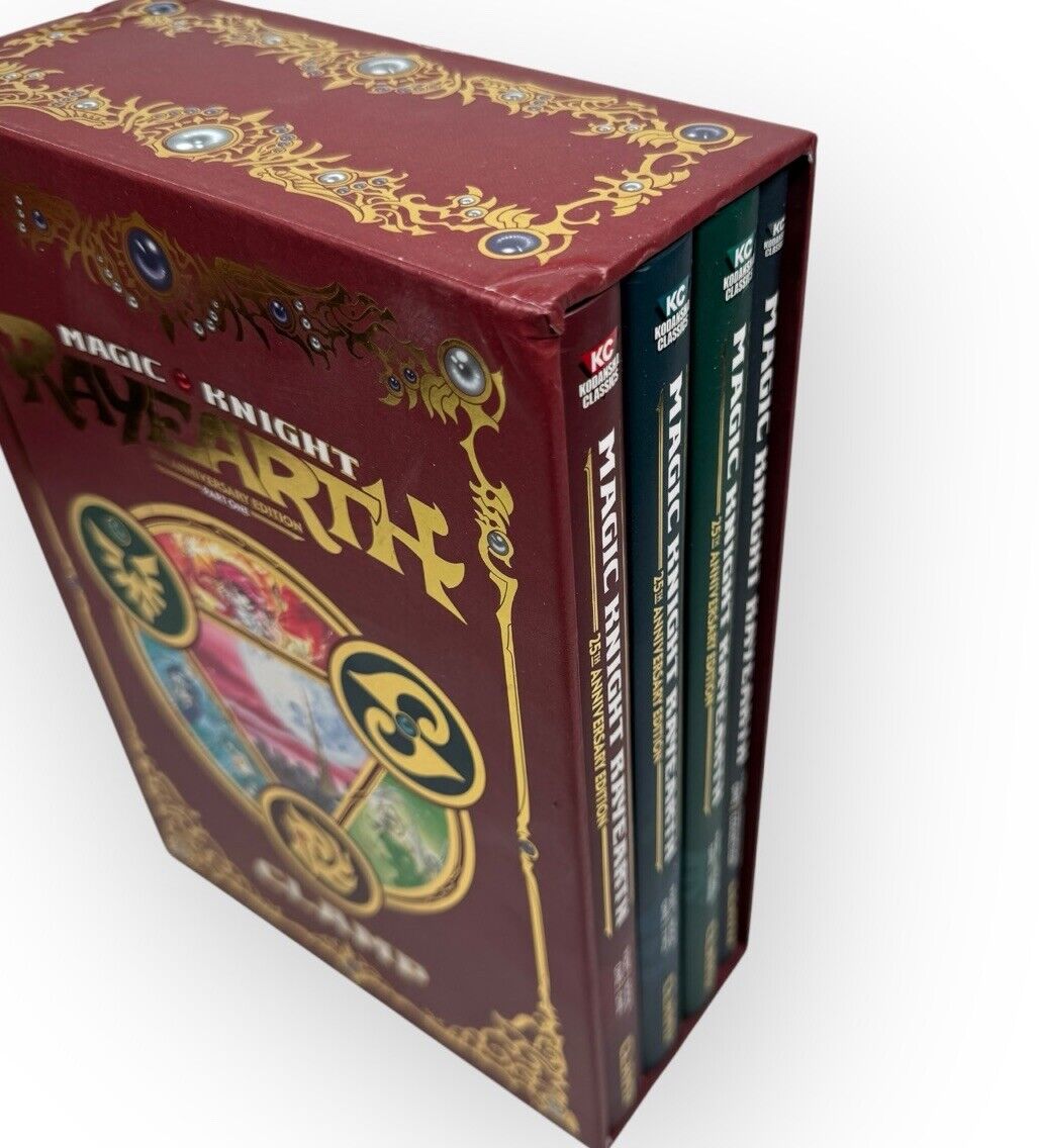 Magic Knight Rayearth 25th Anniversary Edition Box Set Part 1 & 2 w/ Extra Book