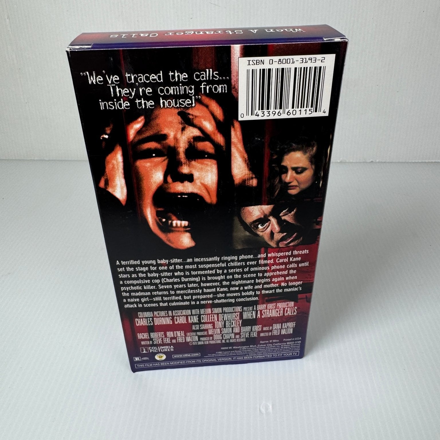 When a Stranger Calls VHS 1979 Horror Original Release Columbia Pictures