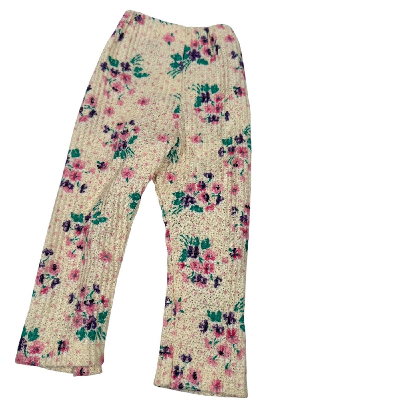 American Girl Pleasant Co. Thermal Pajamas with Flowers and Hanger