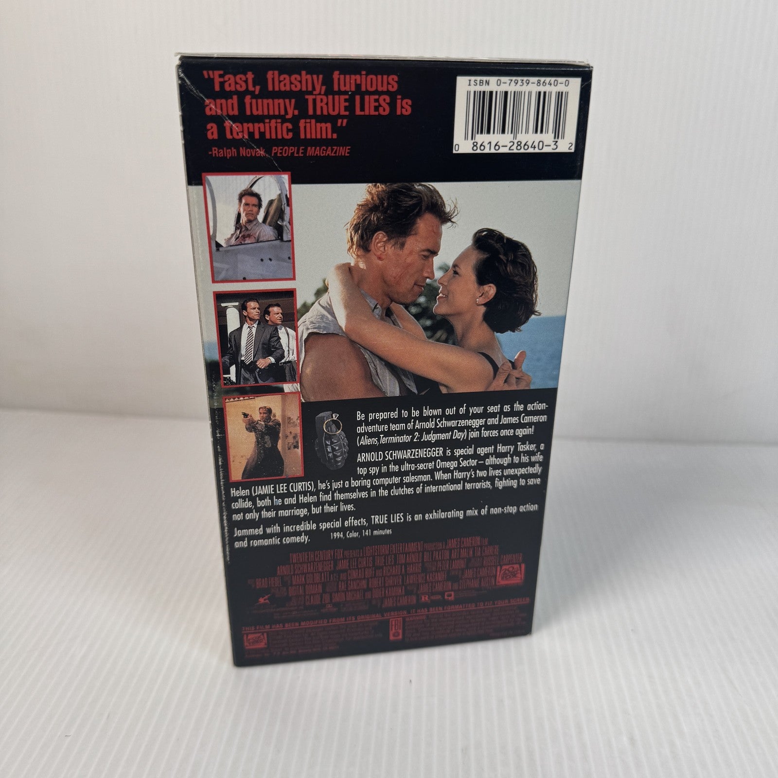 Vintage True Lies VHS 1994 Arnold Schwarzenegger Jamie Lee Curtis Action Movie