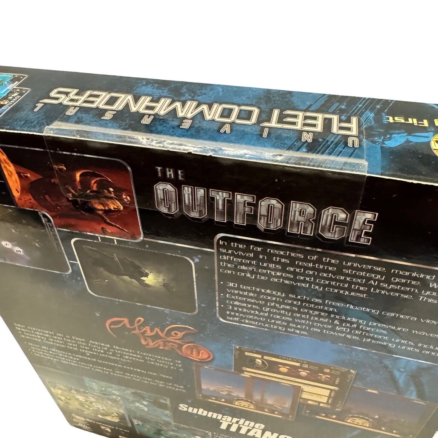 Universal Fleet Commanders RTS Battle Pack Big Box PC Game New in Worn Box