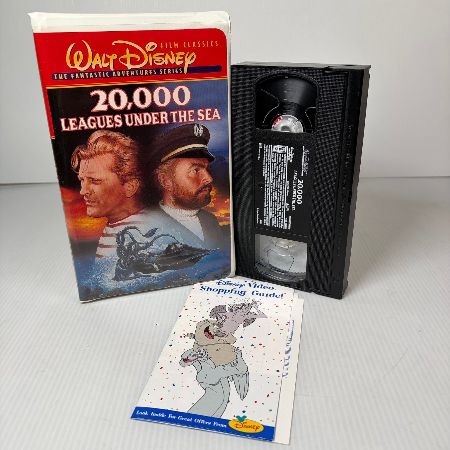 20,000 Leagues Under the Sea VHS 1994 Sci-Fi Adventure Disney Film Classics