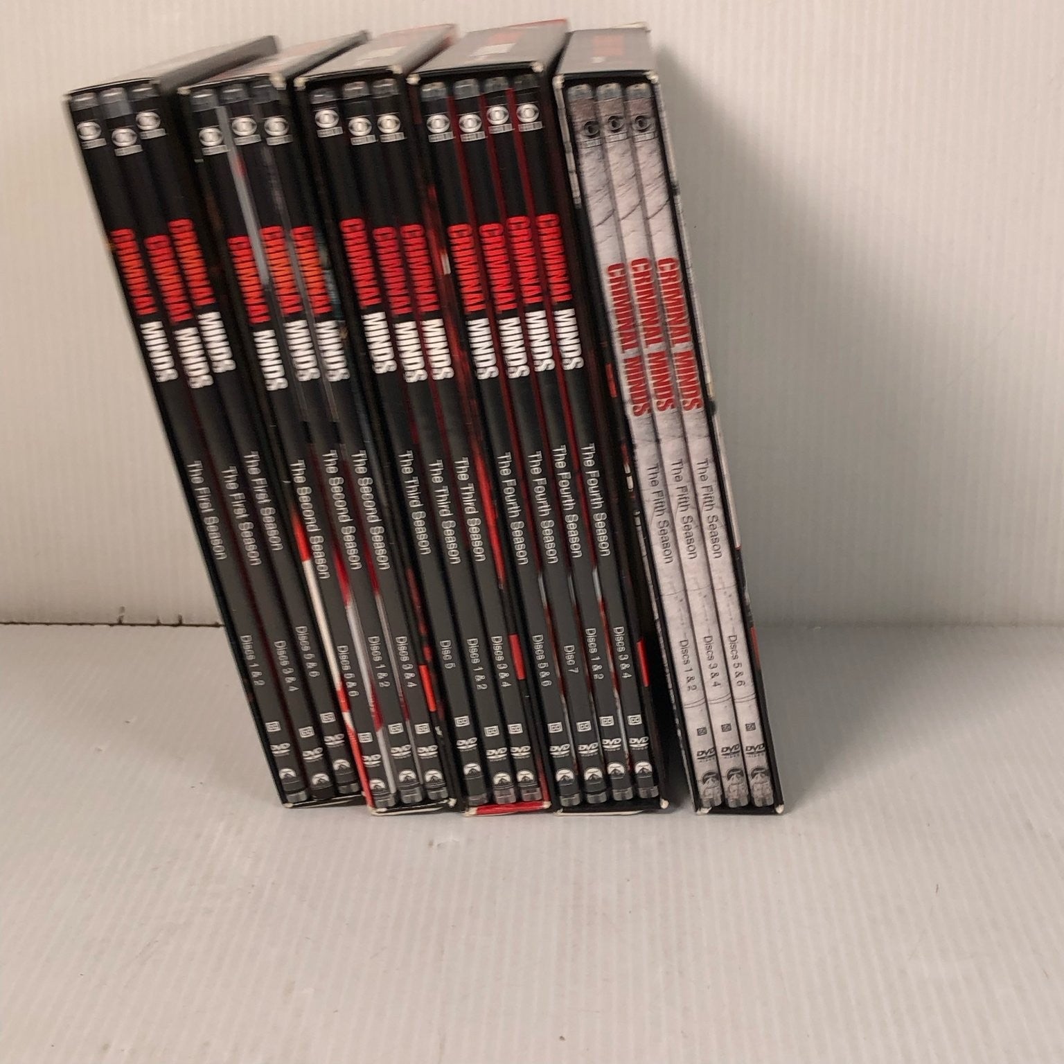 Criminal Minds Seasons 1-5 DVD Set Joe Mantegna Thomas Gibson TV Series Crime