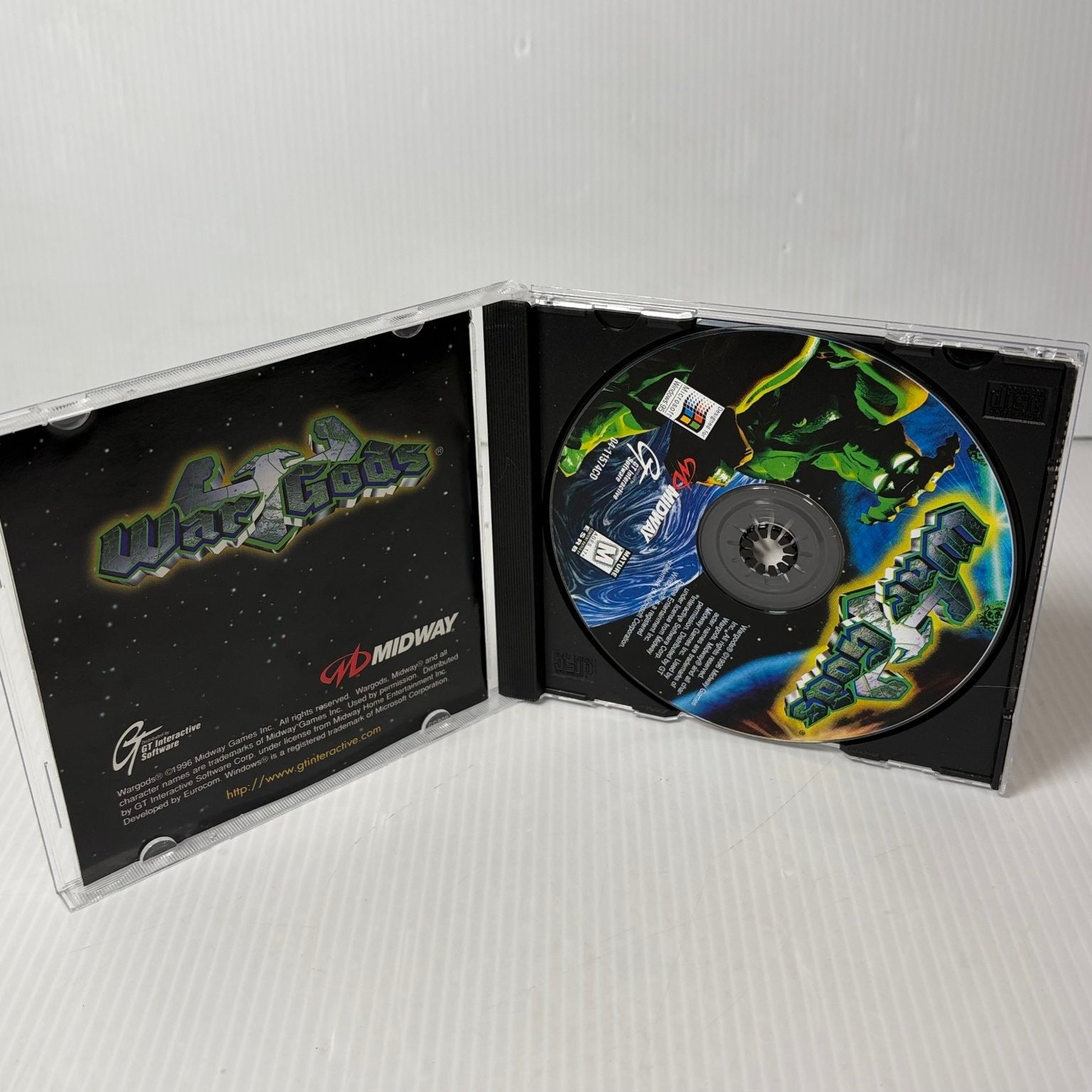 War Gods PC Video Game Midway GT Interactive Fighting 1996 Retro