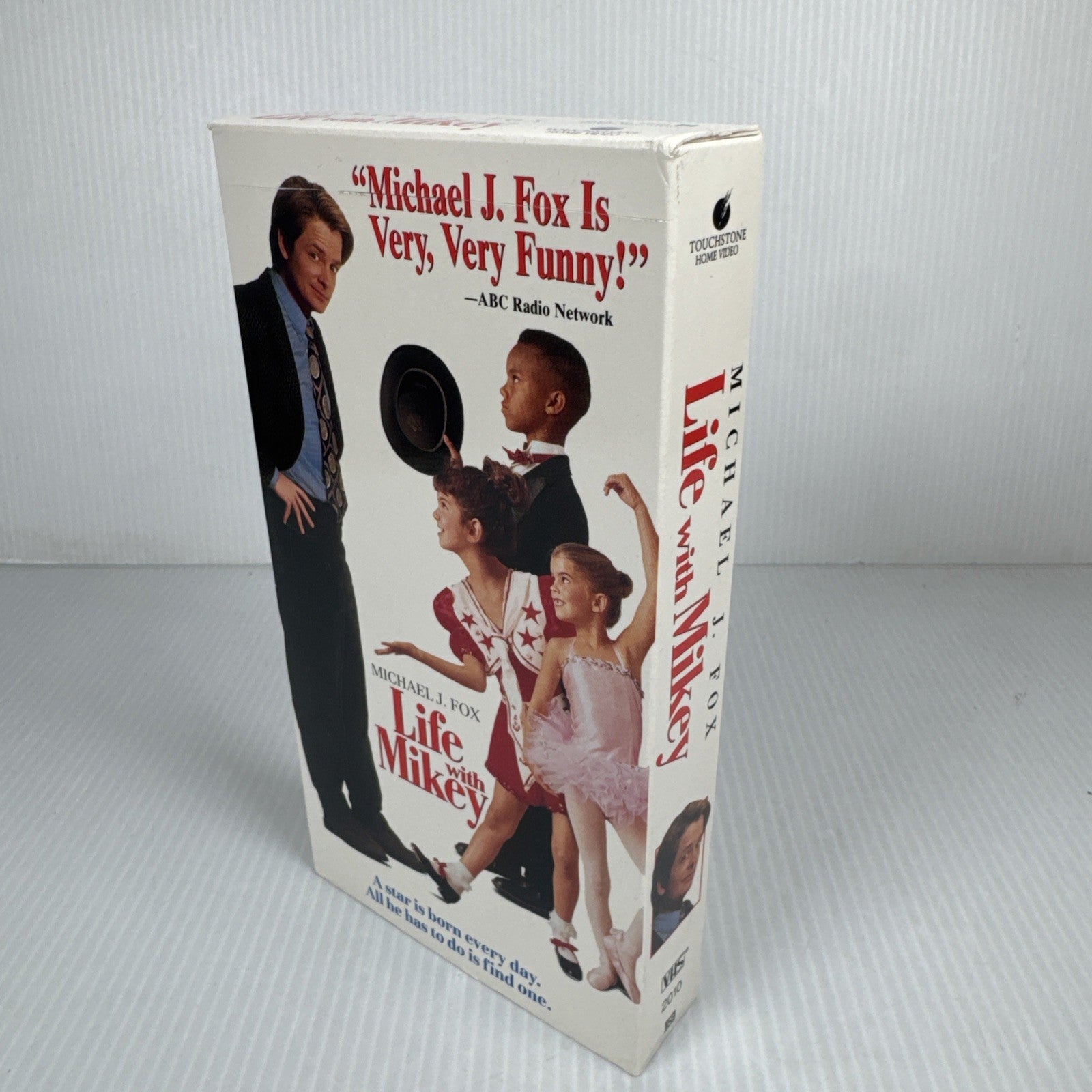 Life With Mikey VHS Tape Movie Full Screen Video Michael J Fox Cyndi Lauper