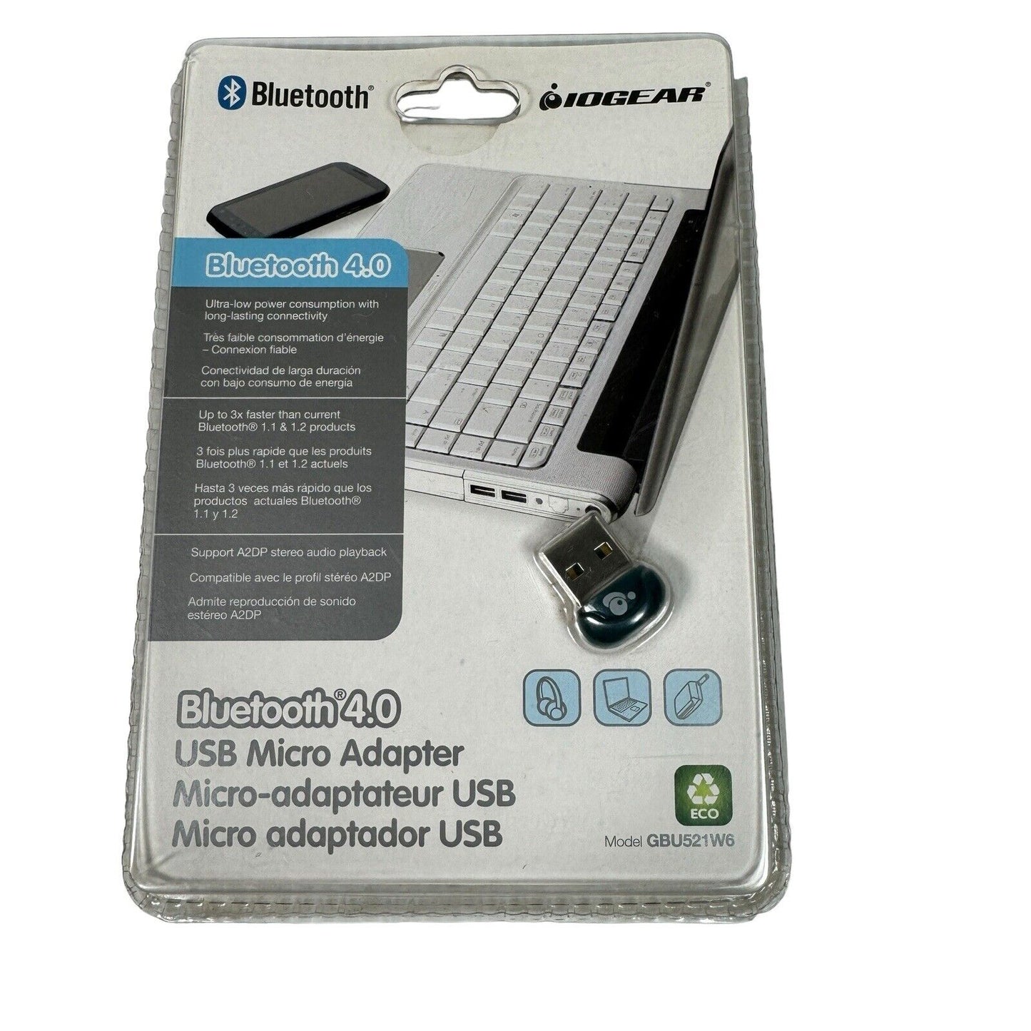 Iogear GBU521 USB Bluetooth 4.0 Bluetooth Micro Adapter