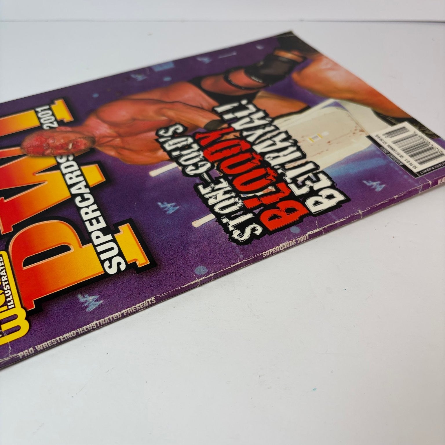 PWI Supercards 2001 Magazine August Stone Cold Steve Austin WWF Wrestling