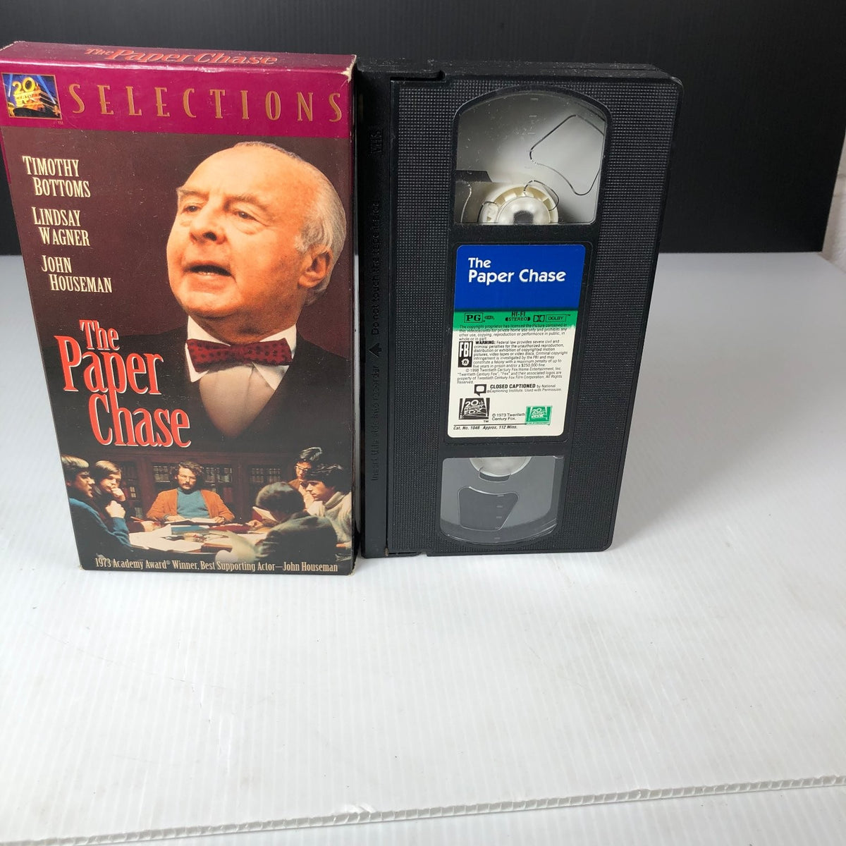 The Paper Chase VHS 1973 Drama Original Release 20th Century Fox