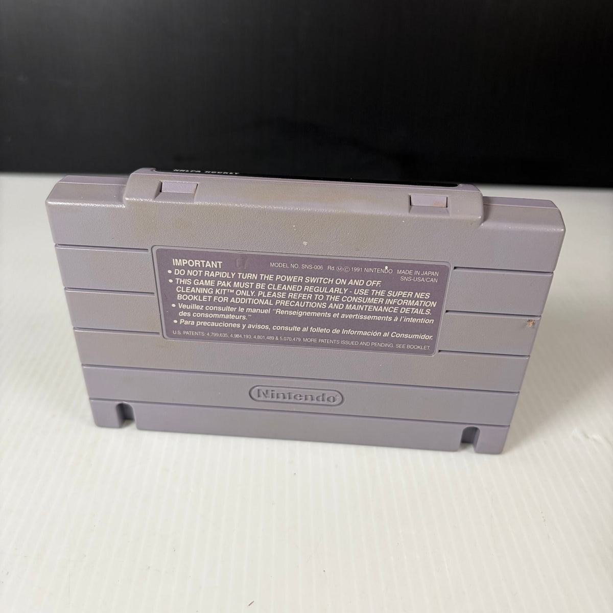 NHLPA Hockey 93 Super Nintendo SNES Video Game Sports Multiplayer
